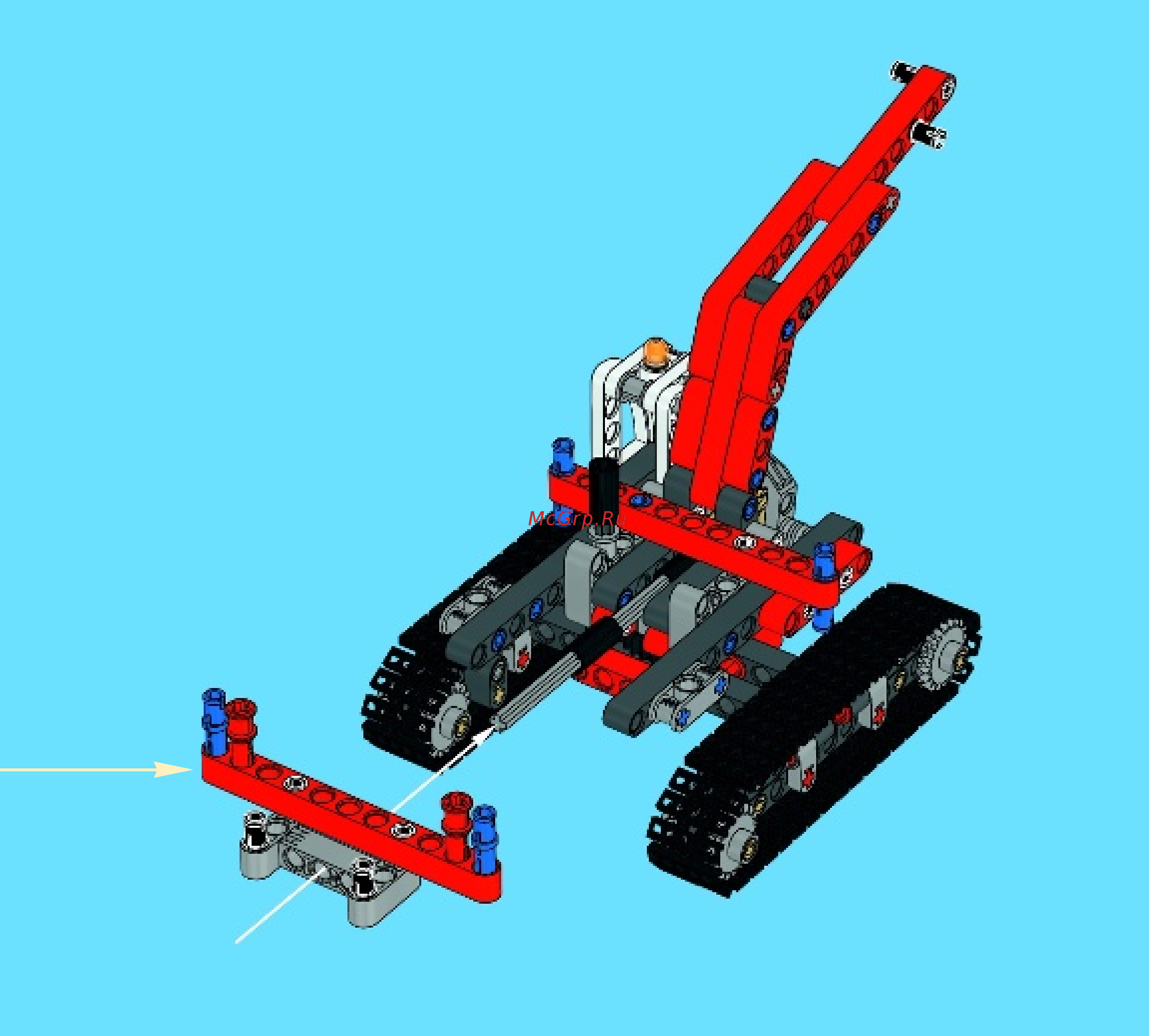 Lego technic 42023 строительная команда Инструкция по эксплуатации онлайн [35/60] 156321