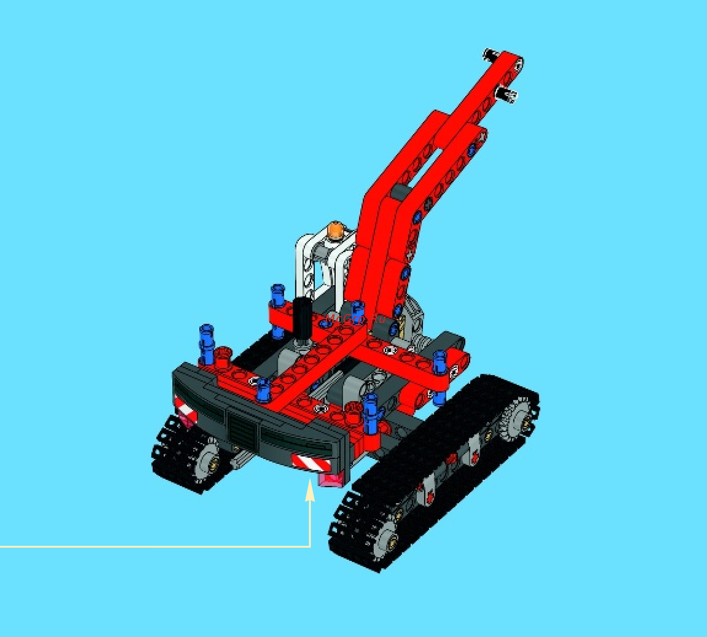 Lego technic 42023 строительная команда Инструкция по эксплуатации онлайн [40/60] 156321