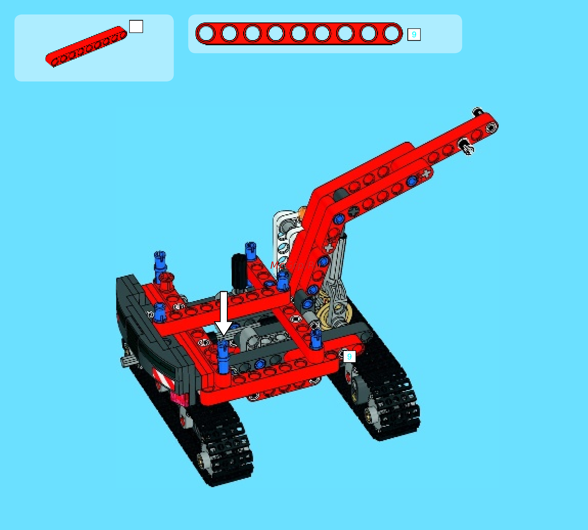 Lego technic 42023 строительная команда Инструкция по эксплуатации онлайн [42/60] 156321