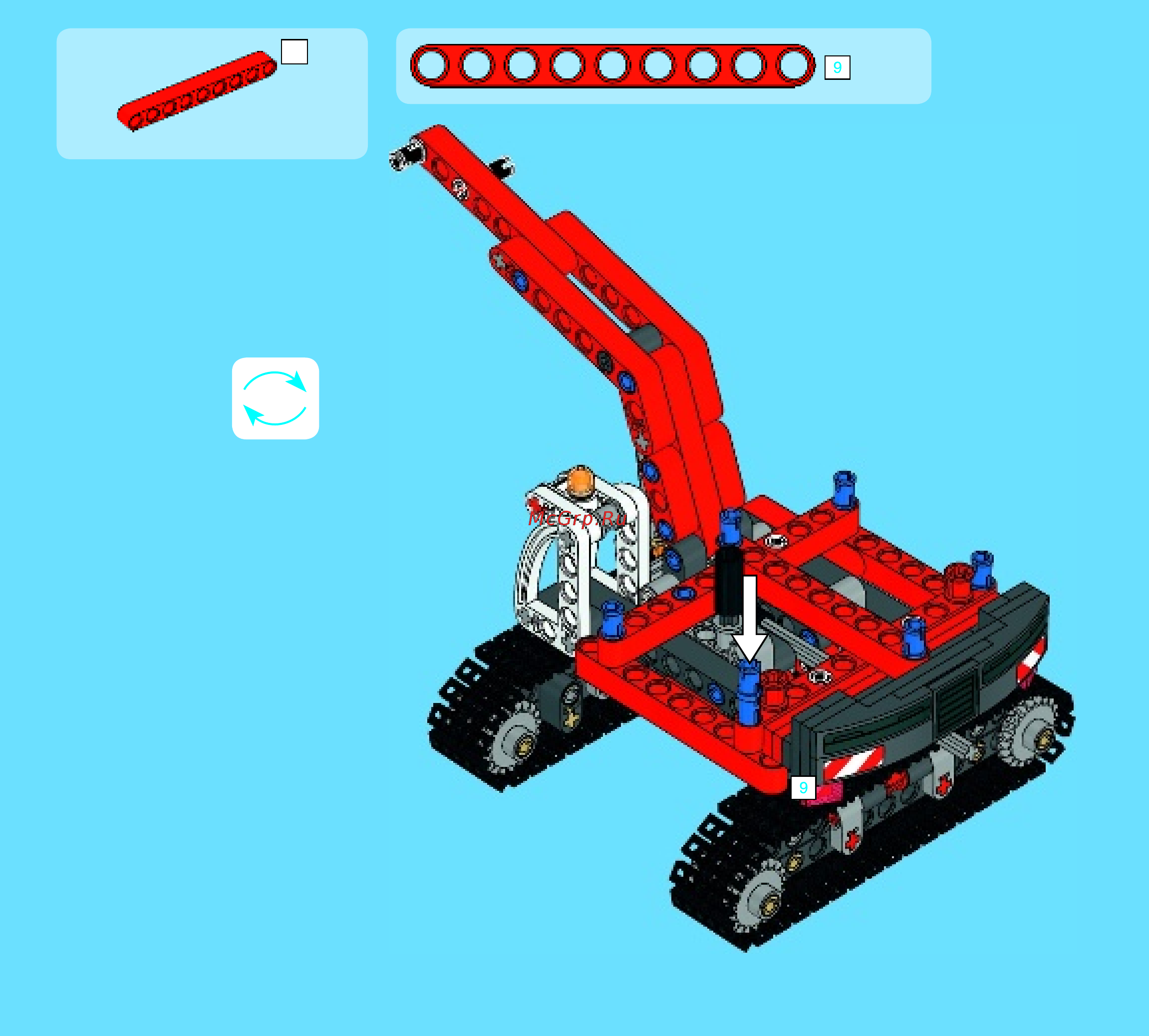 Lego technic 42023 строительная команда Инструкция по эксплуатации онлайн [43/60] 156321