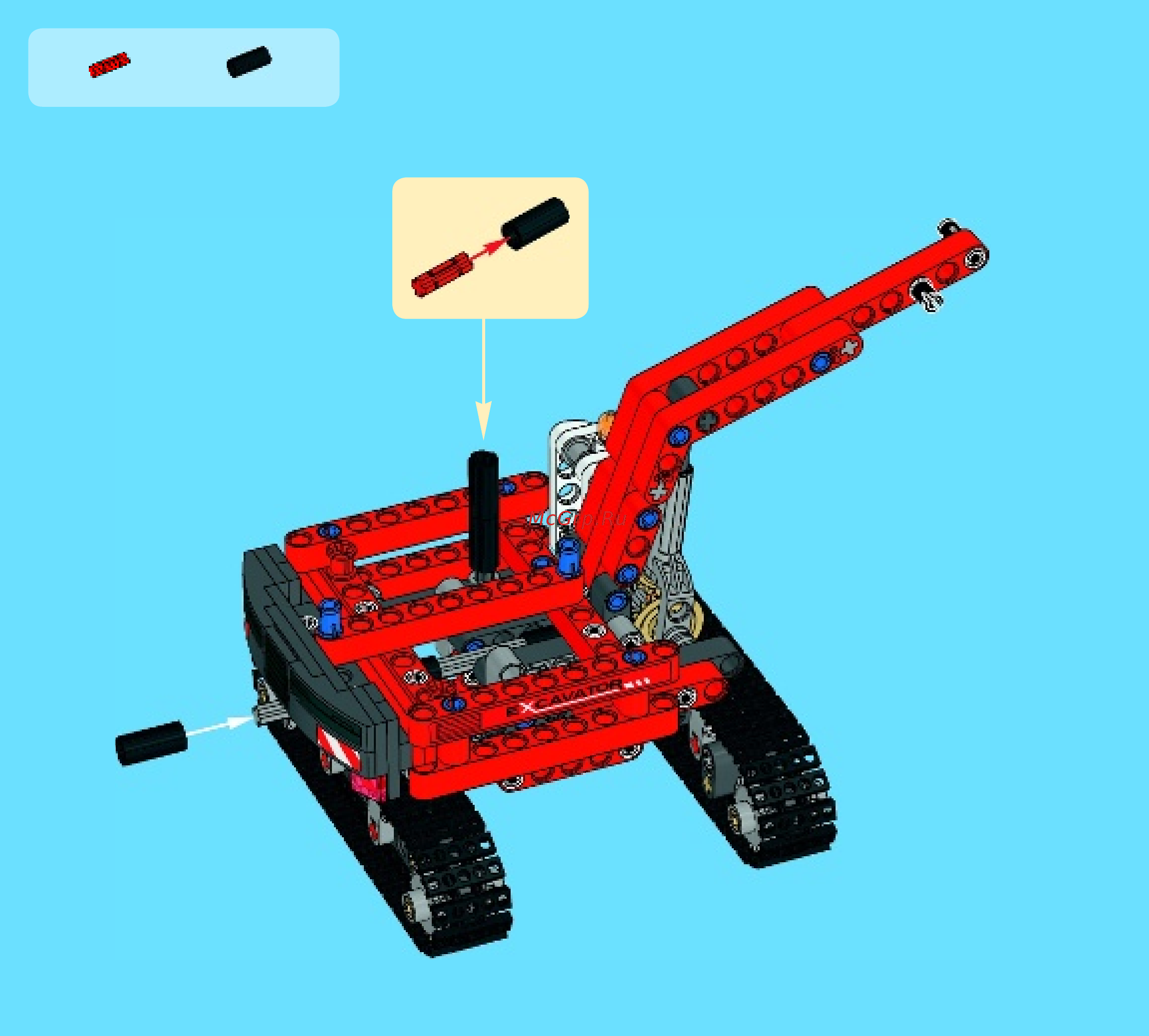 Lego technic 42023 строительная команда Инструкция по эксплуатации онлайн [46/60] 156321