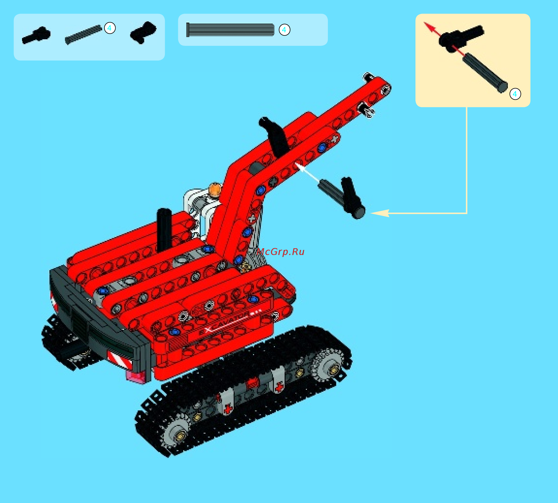 Lego technic 42023 строительная команда Инструкция по эксплуатации онлайн [50/60] 156321