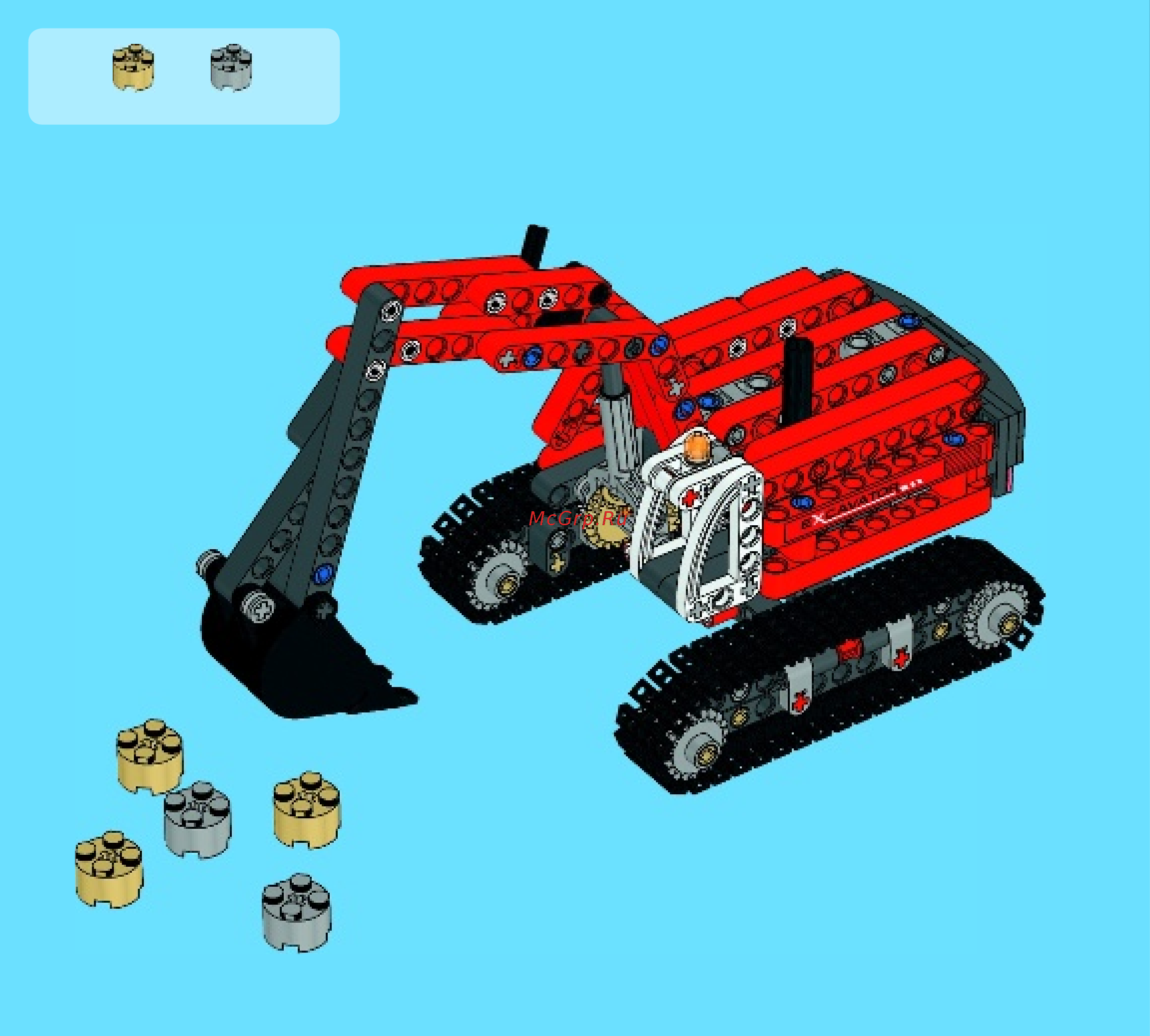 Lego technic 42023 строительная команда Инструкция по эксплуатации онлайн [56/60] 156321