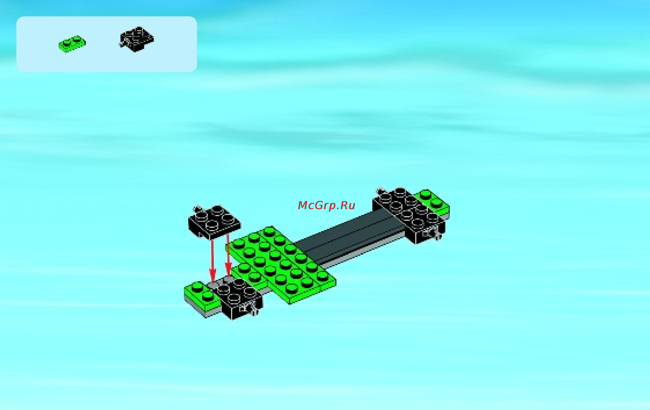 Lego city 60052 грузовой поезд Инструкция по эксплуатации онлайн [10/44] 156325