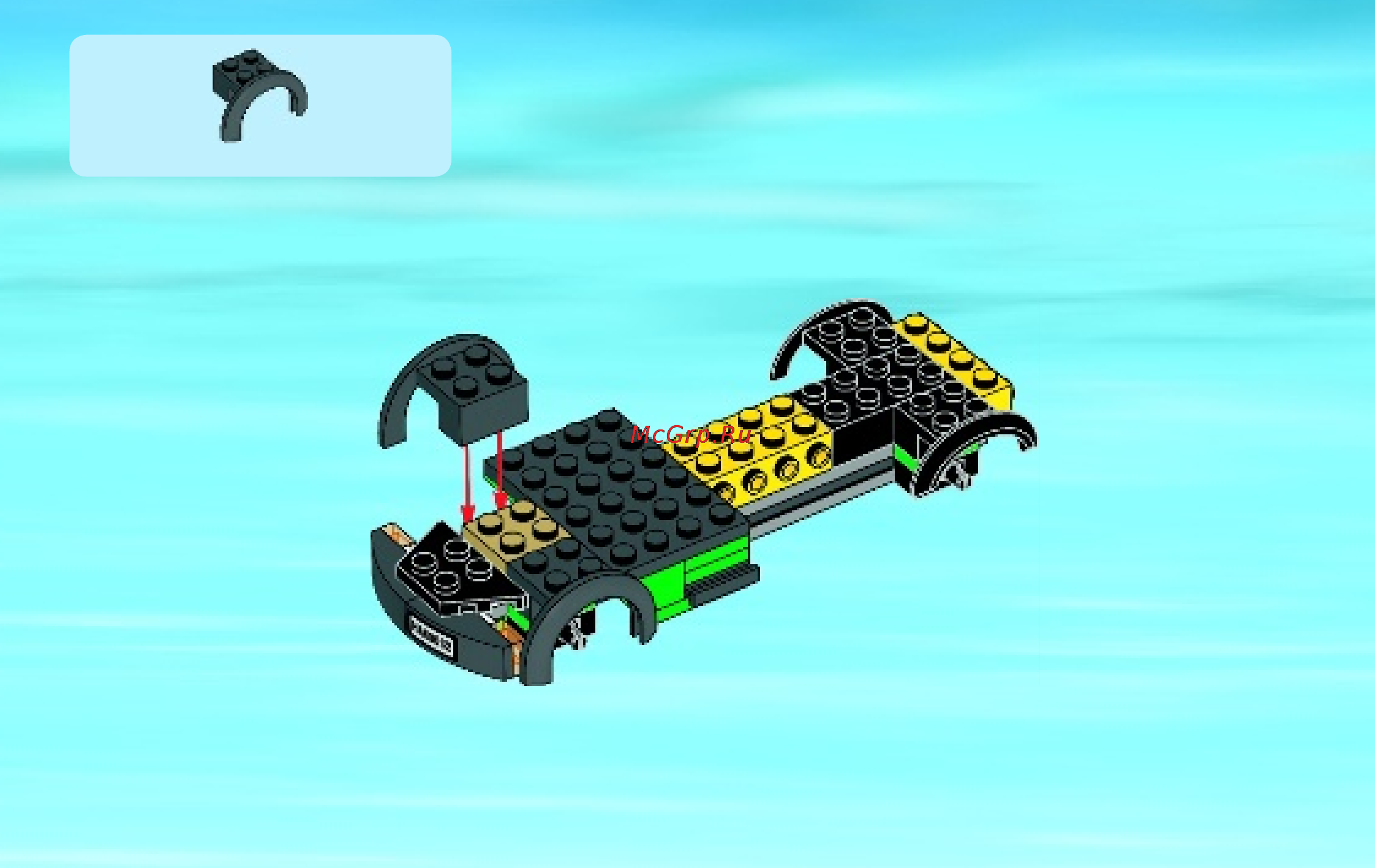 Lego city 60052 грузовой поезд Инструкция по эксплуатации онлайн [21/44] 156325