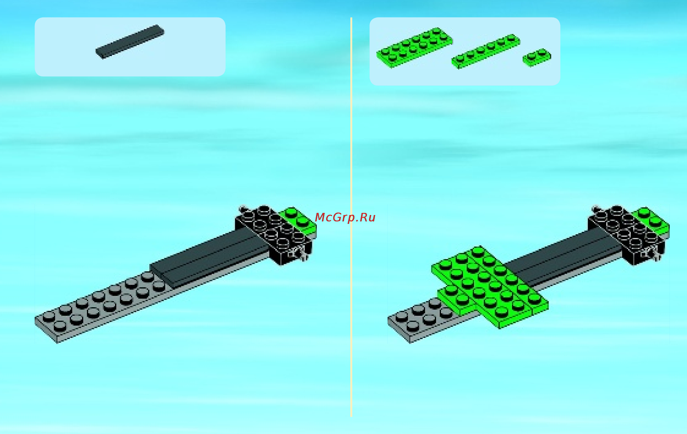 Lego city 60052 грузовой поезд Инструкция по эксплуатации онлайн [9/44] 156325