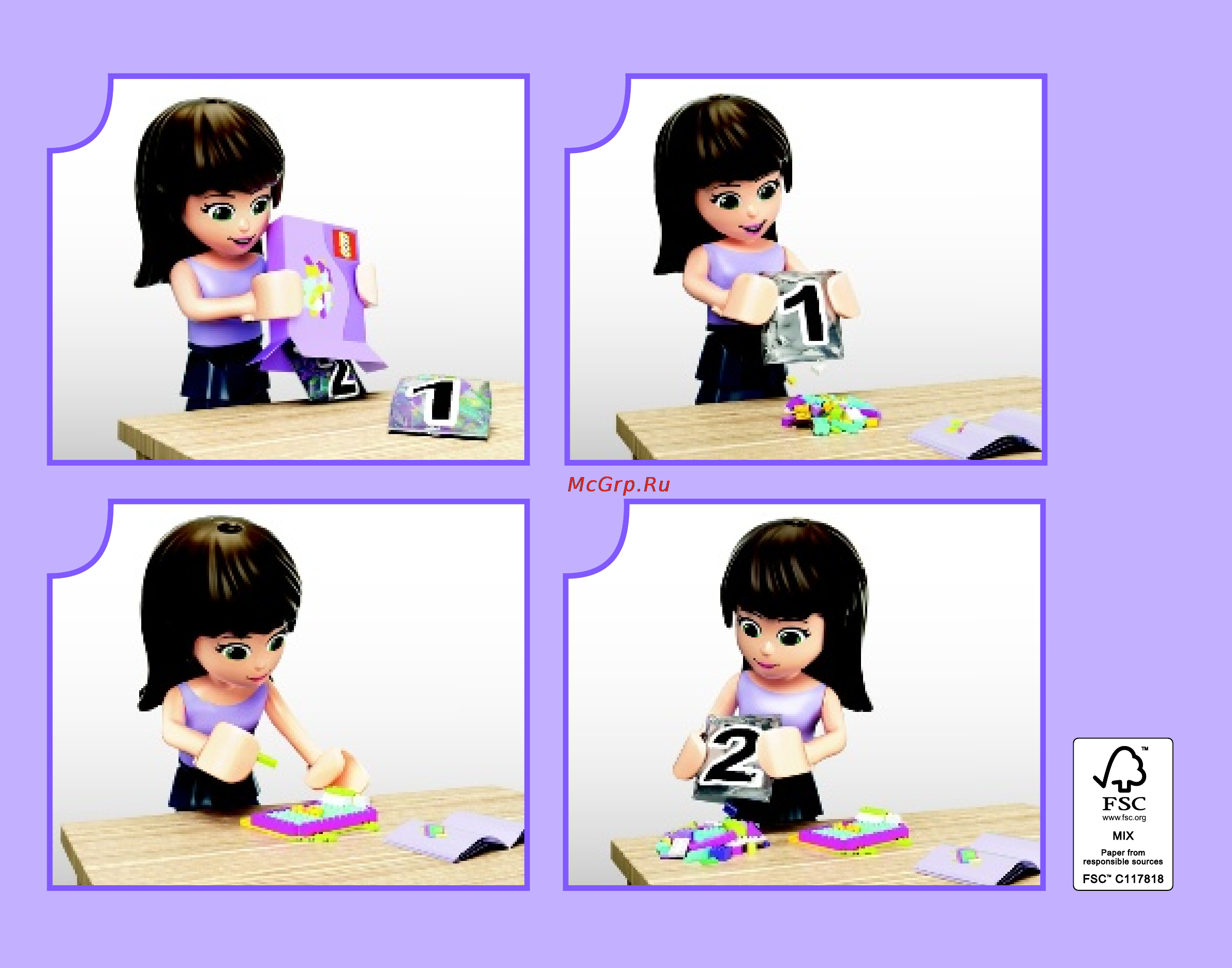 Lego friends 41033 спасение тигренка у водопада Инструкция по эксплуатации онлайн [2/68] 156326