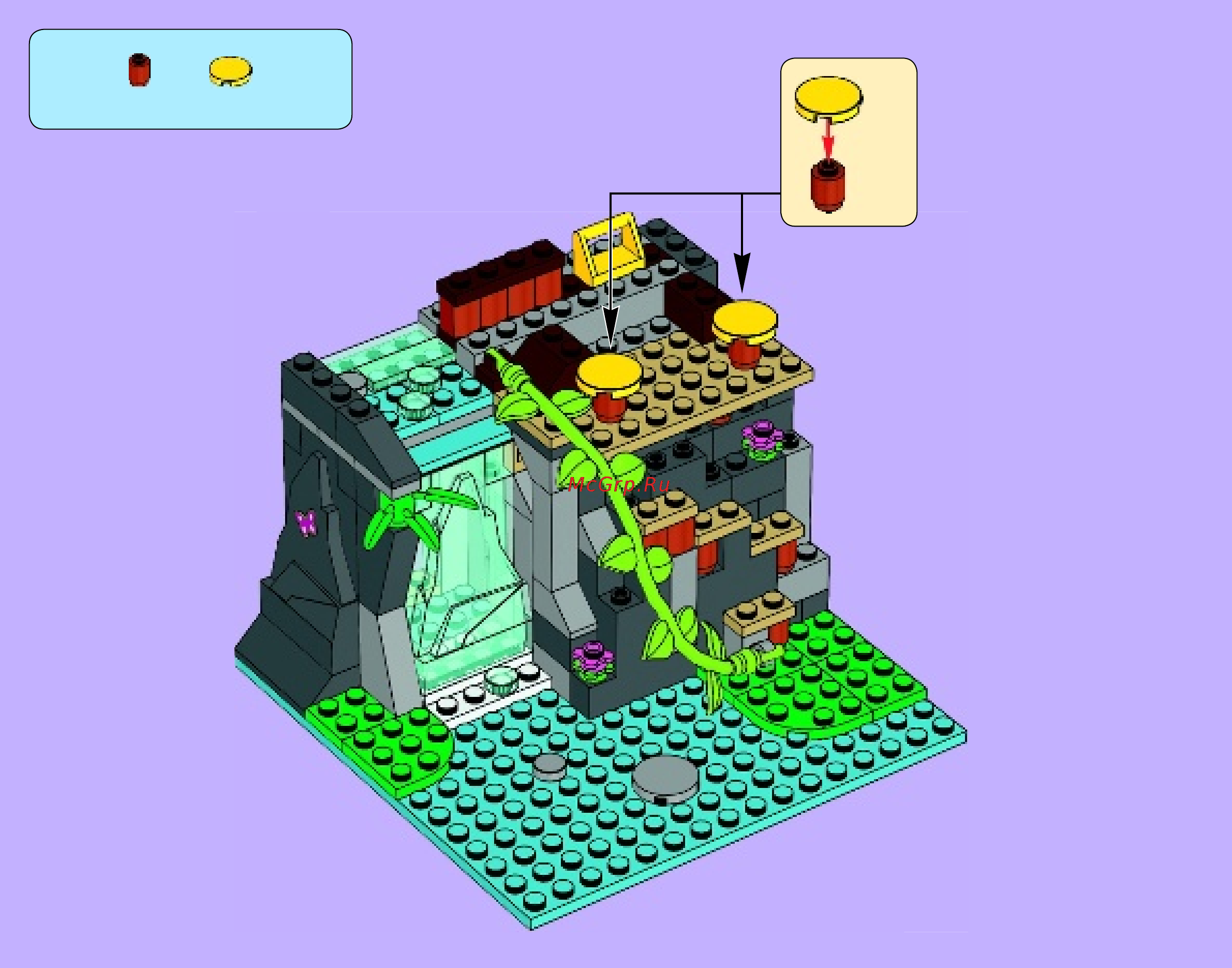 Lego friends 41033 спасение тигренка у водопада Инструкция по эксплуатации онлайн [48/68] 156326