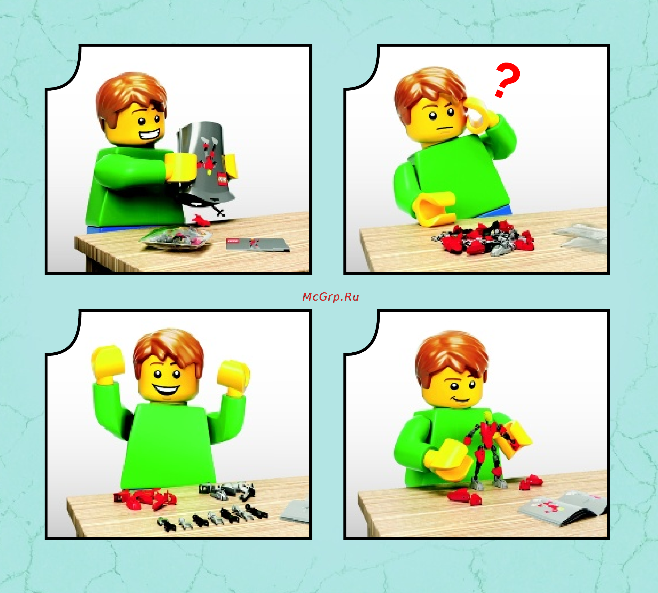Lego hero factory 44029 королева монстров против фурно, эво и стормера Инструкция по эксплуатации онлайн [4/40] 156327