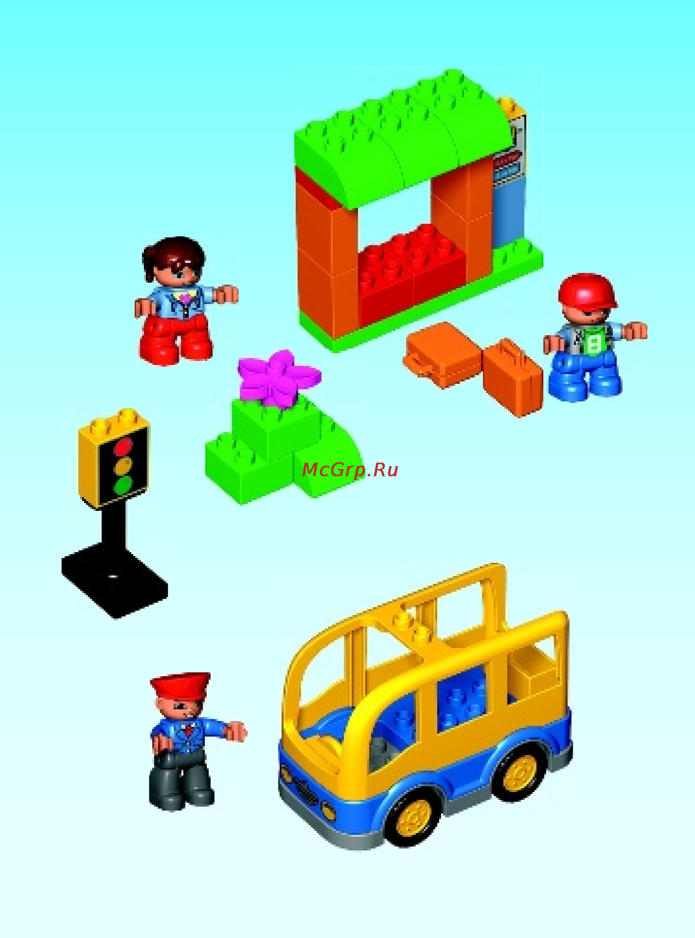 Lego duplo 10528 школьный автобус Инструкция по эксплуатации онлайн [7/12] 156328