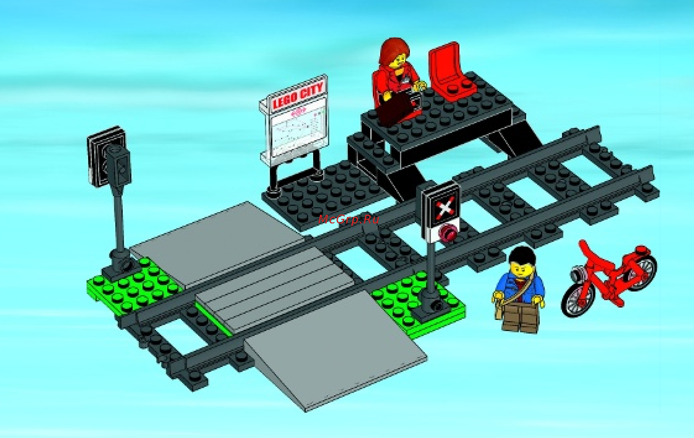 Lego city 60051 скоростной пассажирский поезд Инструкция по эксплуатации онлайн [25/28] 156335