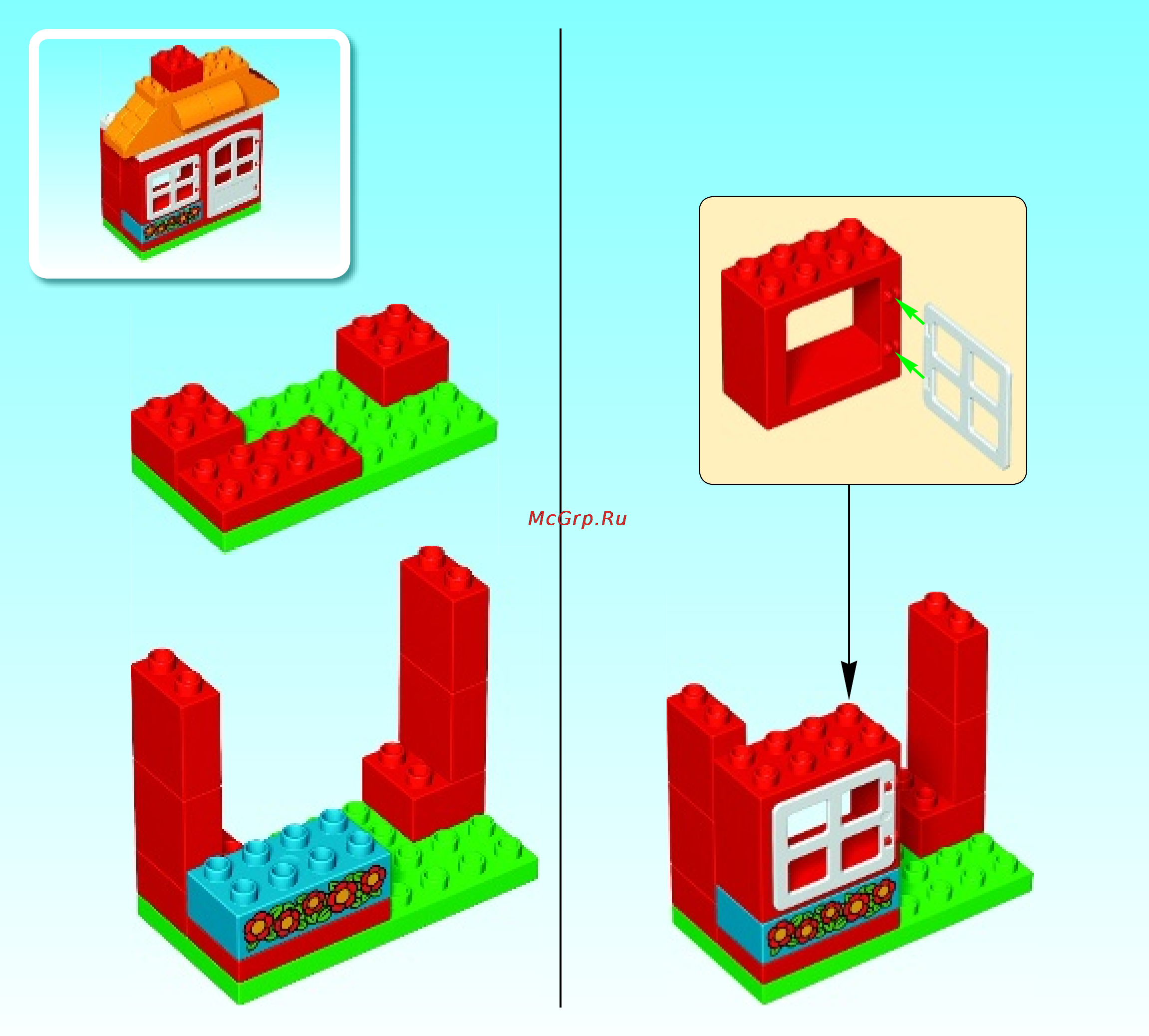 Lego duplo 10525 большая ферма Инструкция по эксплуатации онлайн [16/24] 156337