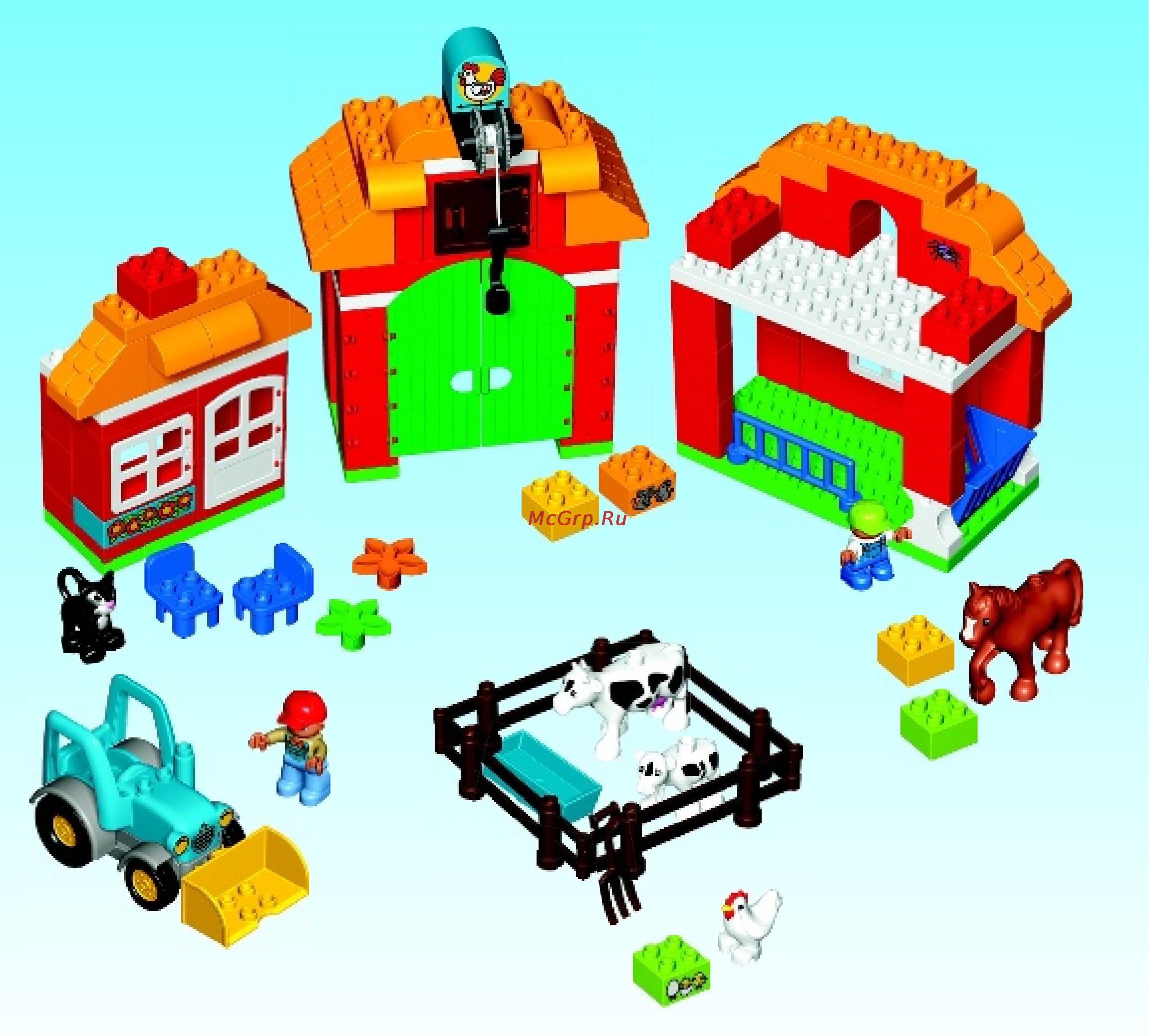 Lego duplo 10525 большая ферма Инструкция по эксплуатации онлайн [18/24] 156337
