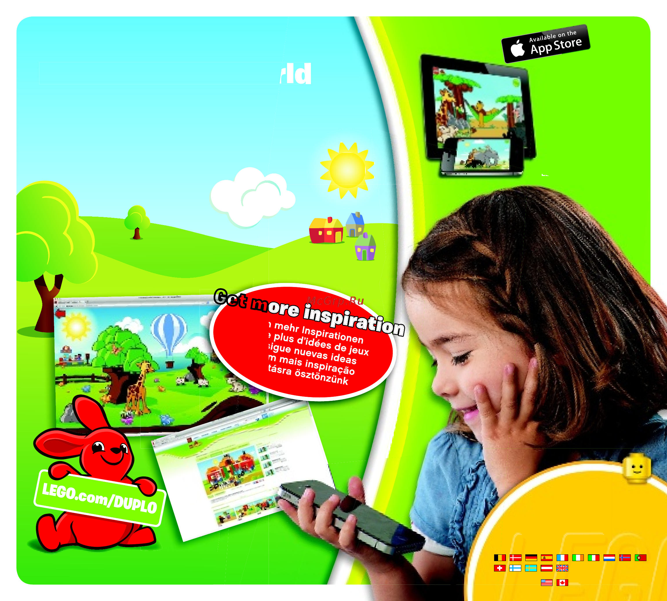 Lego duplo 10525 большая ферма [21/24] Lego duplo world