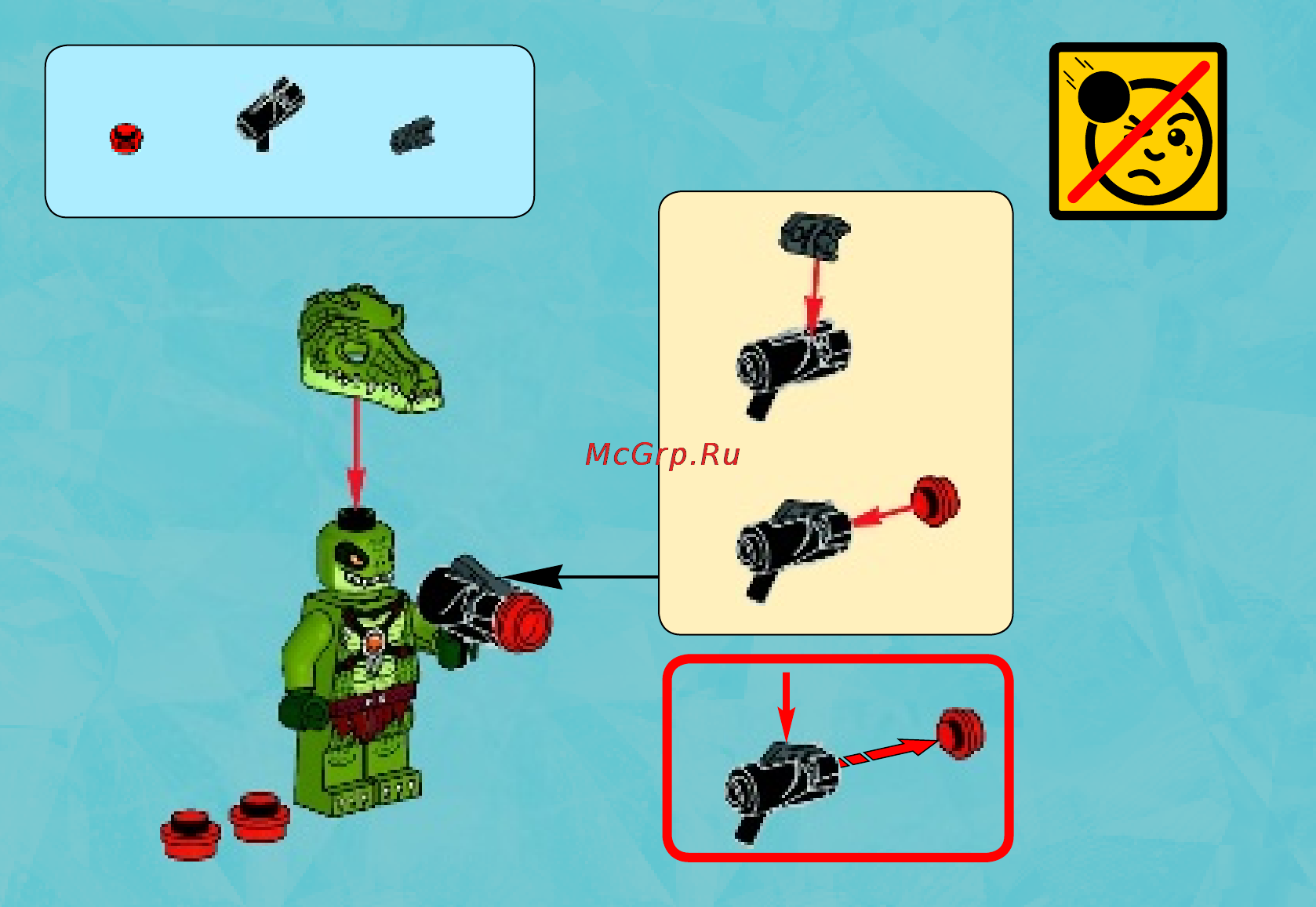 Lego legends of chima 70231 лагерь клана крокодилов Инструкция по эксплуатации онлайн [4/32] 156354