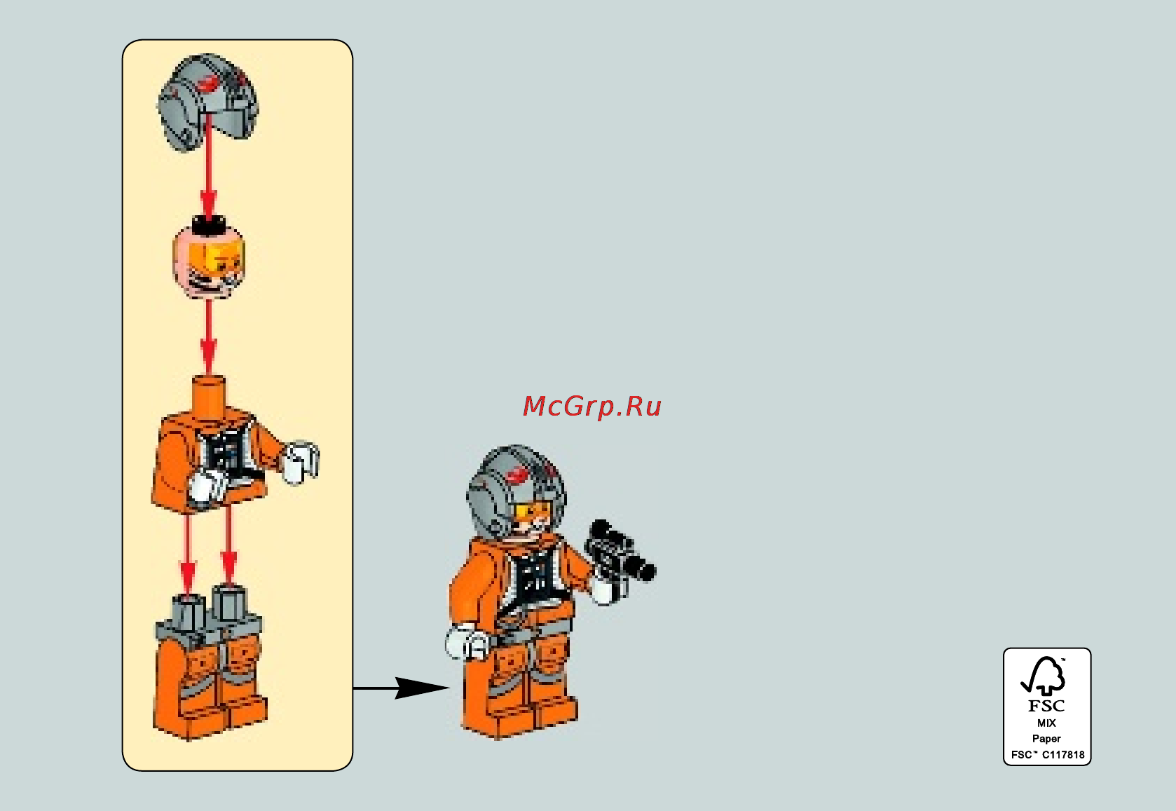 Lego star wars 75074 снеговой спидер Инструкция по эксплуатации онлайн [2/32] 156356
