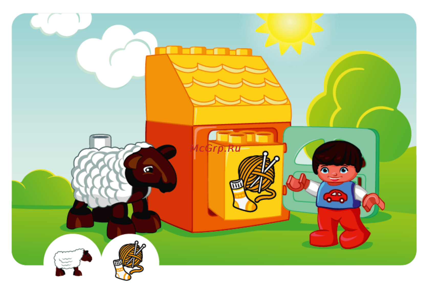 Lego duplo 10617 моя первая ферма Инструкция по эксплуатации онлайн [4/8] 156376