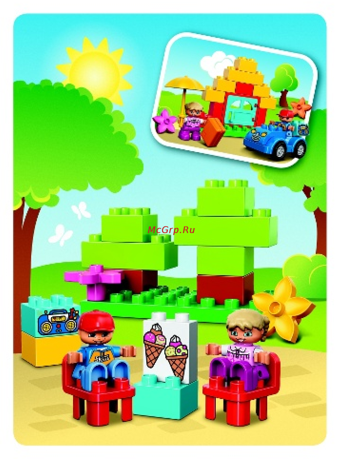 Lego duplo 10618 веселые каникулы Инструкция по эксплуатации онлайн [3/8] 156377