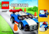 Lego creator 31027 синий гоночный автомобиль Инструкция по эксплуатации