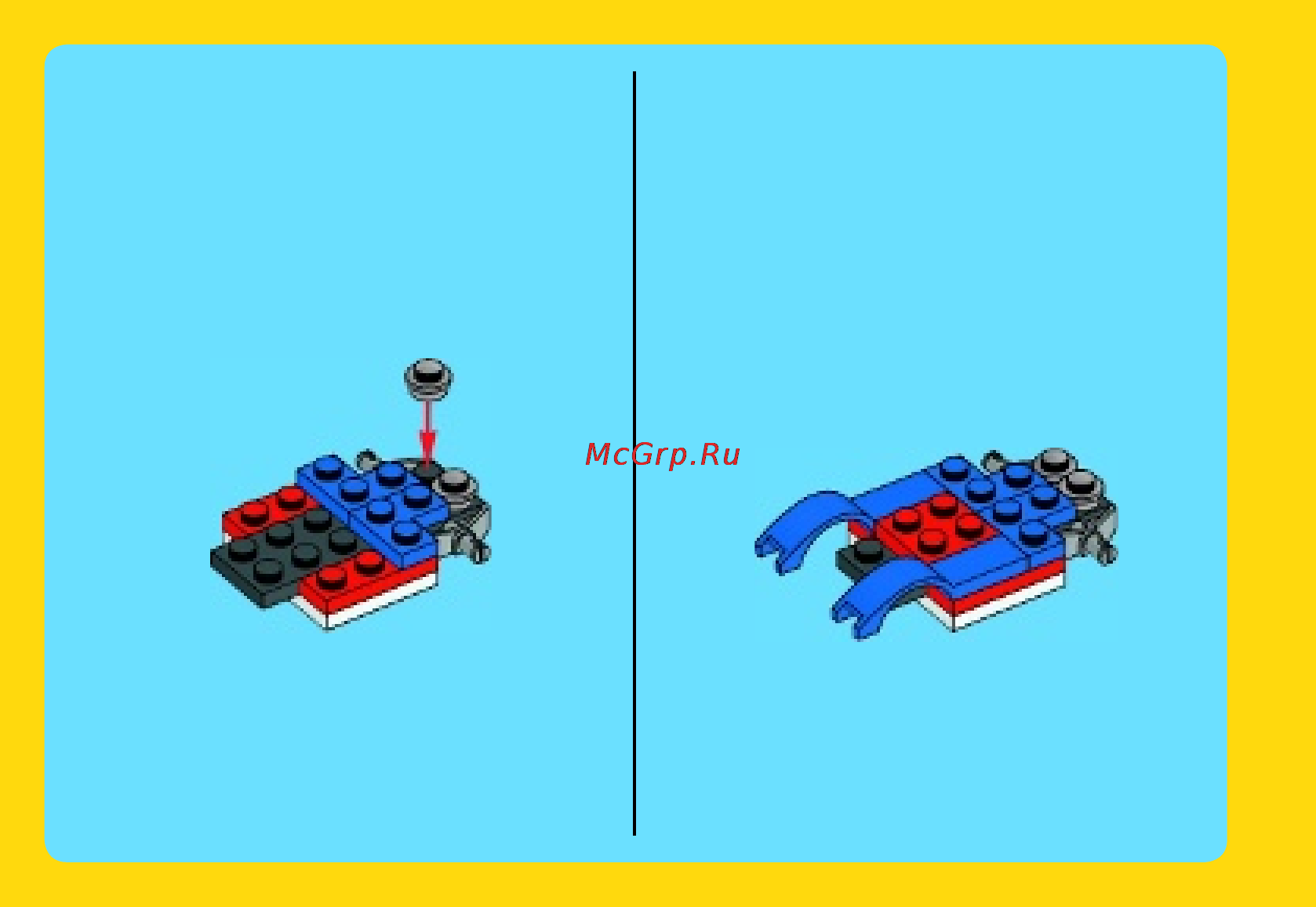 Lego creator 31027 синий гоночный автомобиль Инструкция по эксплуатации онлайн [4/32] 156378