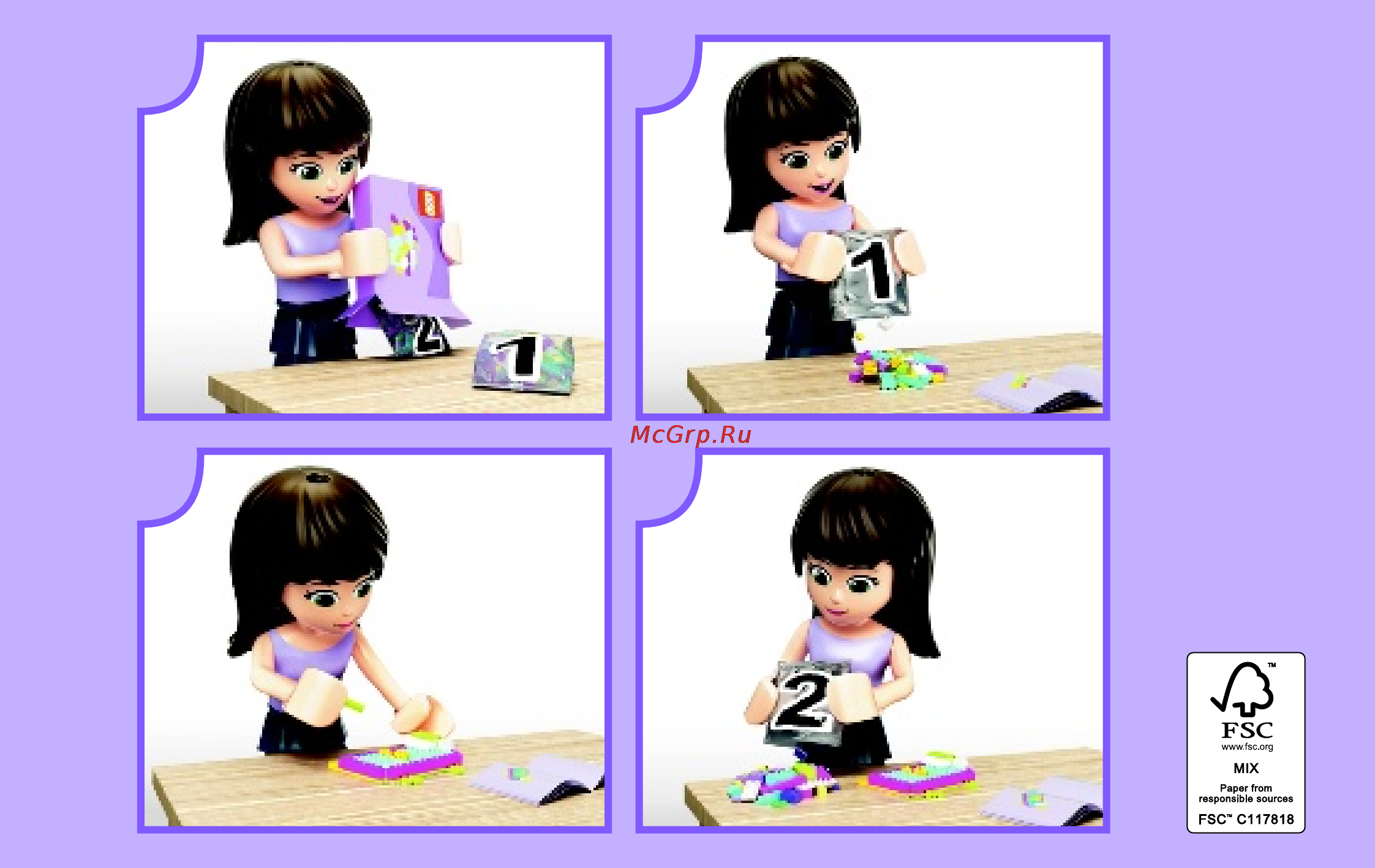 Lego friends 41097 воздушный шар Инструкция по эксплуатации онлайн [2/68] 156392