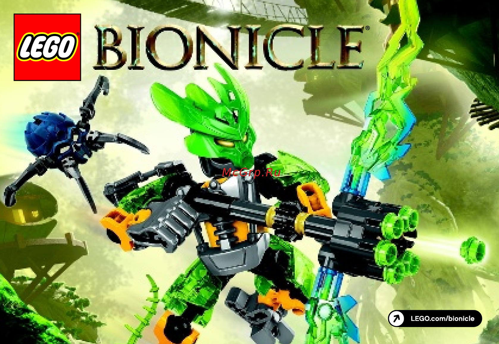 Lego bionicle 70778 страж джунглей Инструкция по эксплуатации онлайн