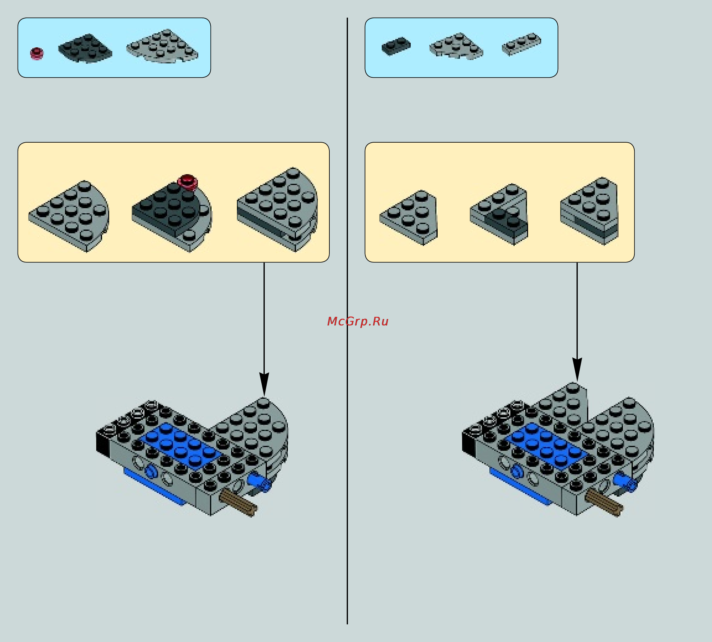Lego star wars 75082 улучшенный прототип tie истребителя Инструкция по эксплуатации онлайн [16/64] 156395