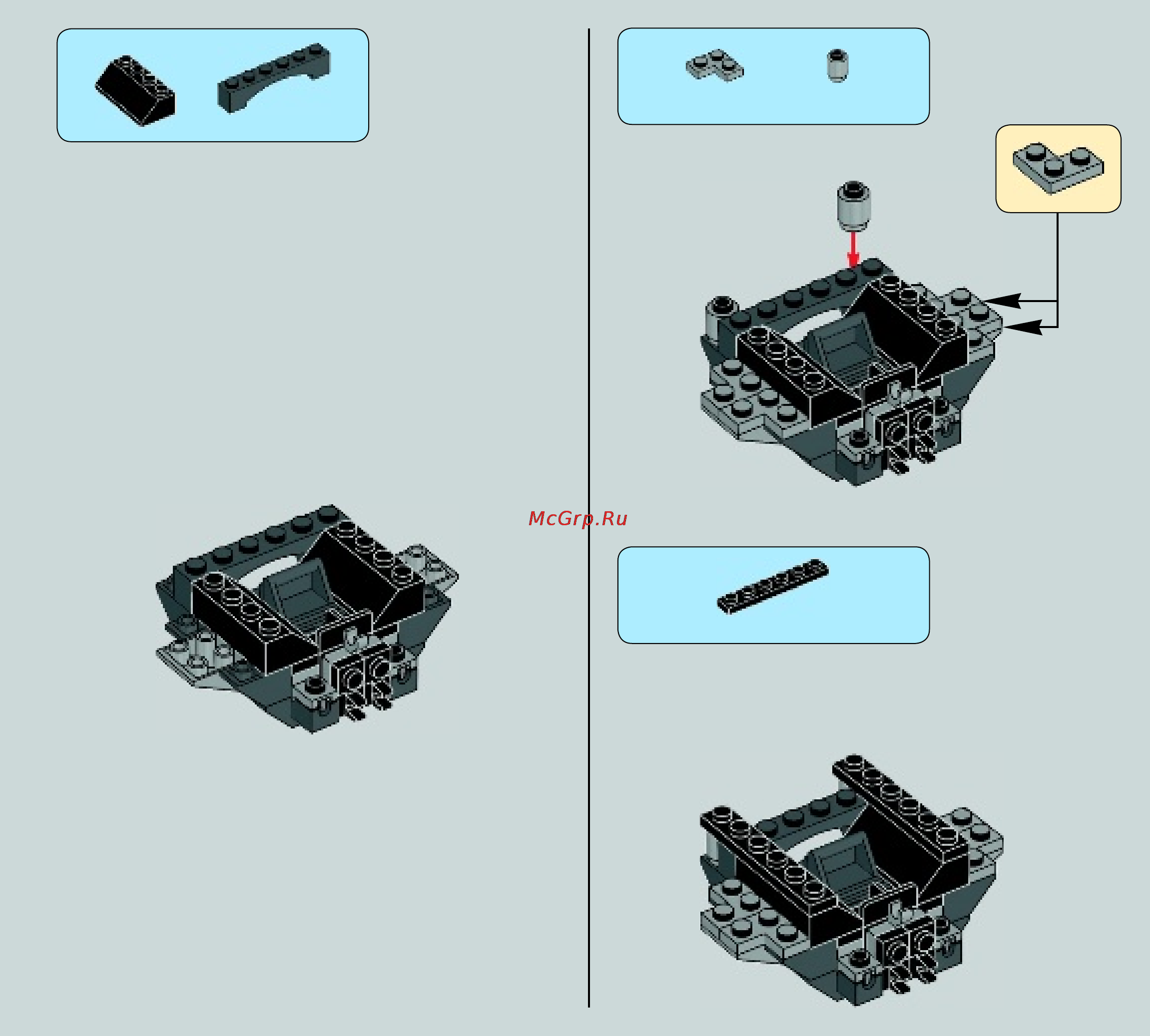 Lego star wars 75082 улучшенный прототип tie истребителя Инструкция по эксплуатации онлайн [9/64] 156395
