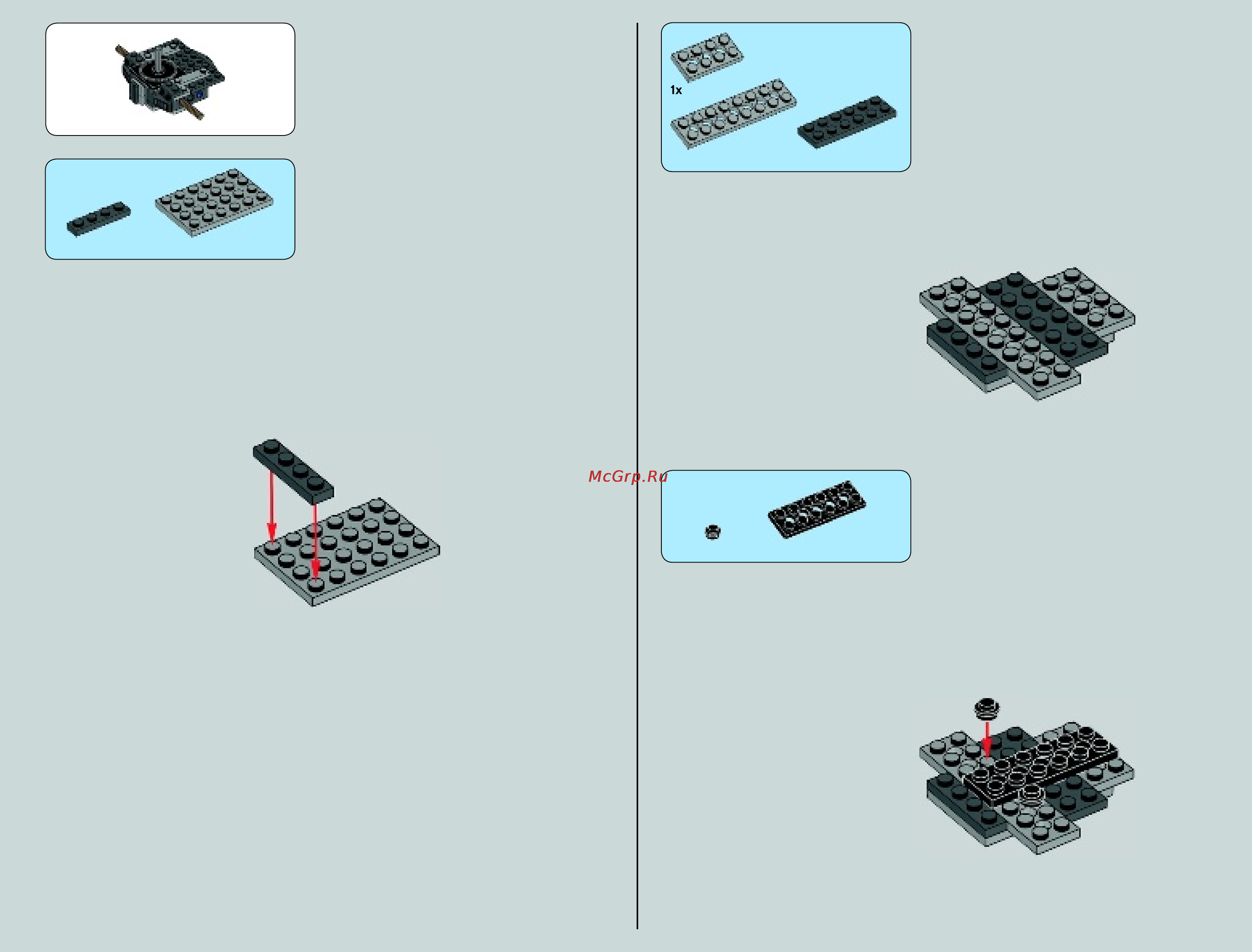 Lego star wars 75083 вездеходная оборонительная платформа at-dp Инструкция по эксплуатации онлайн [5/84] 156396