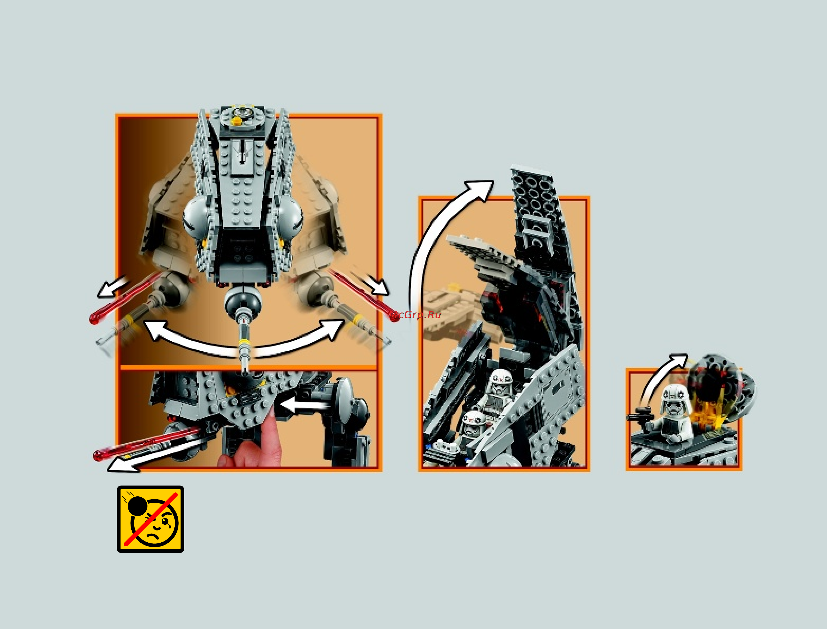 Lego star wars 75083 вездеходная оборонительная платформа at-dp Инструкция по эксплуатации онлайн [81/84] 156396