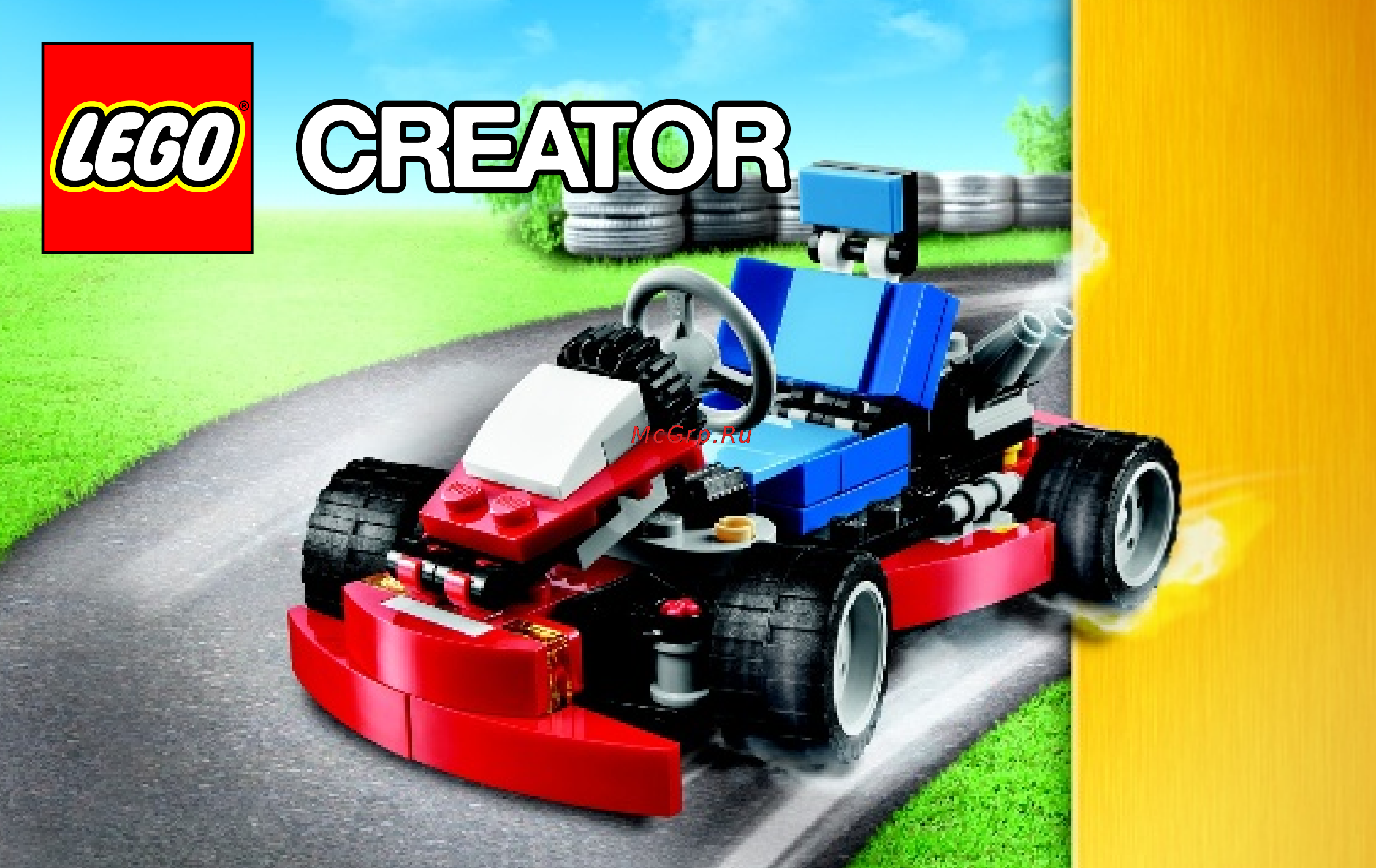 Lego creator 31030 красный гоночный карт Инструкция по эксплуатации онлайн