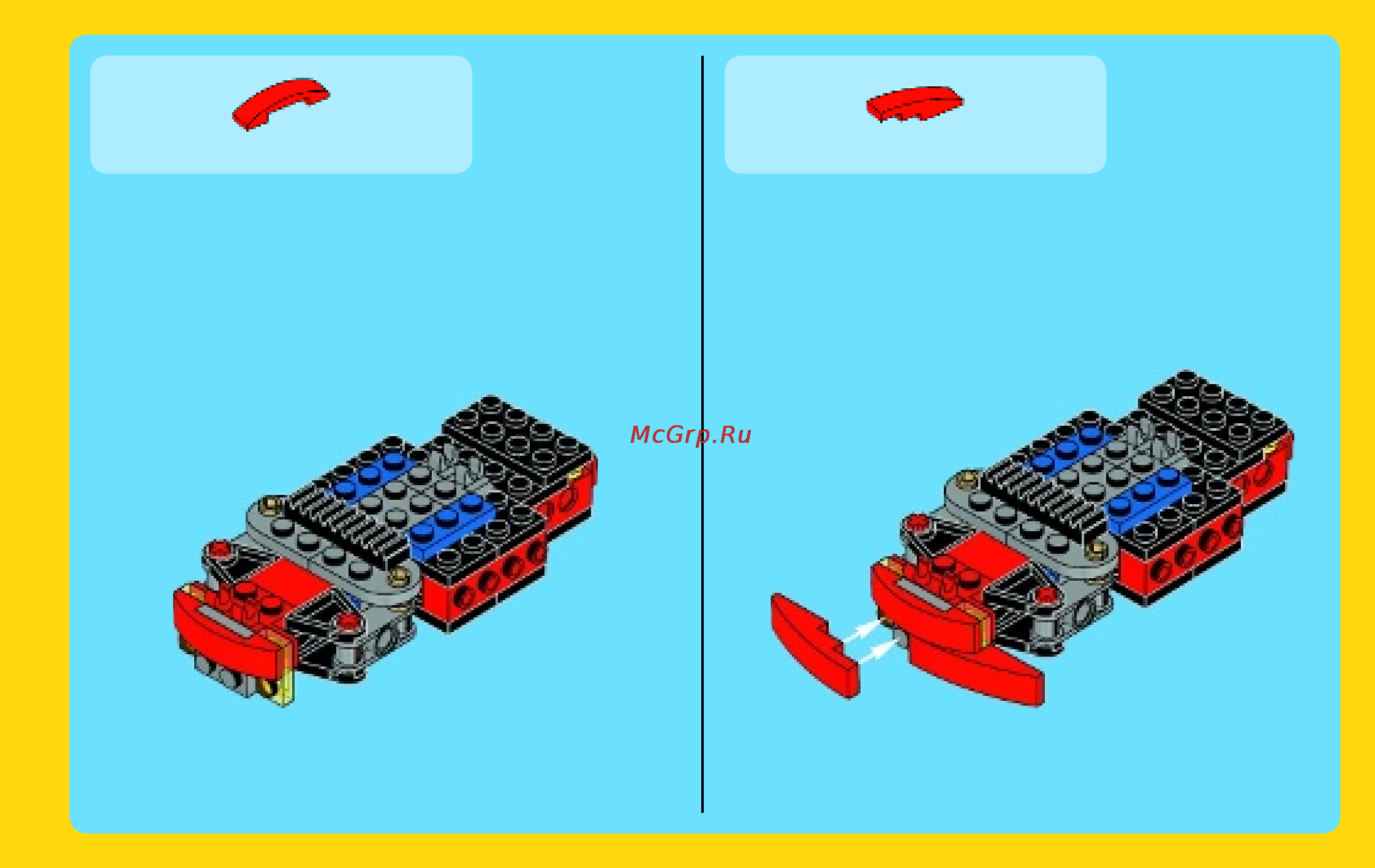Lego creator 31030 красный гоночный карт Инструкция по эксплуатации онлайн [13/32] 156398