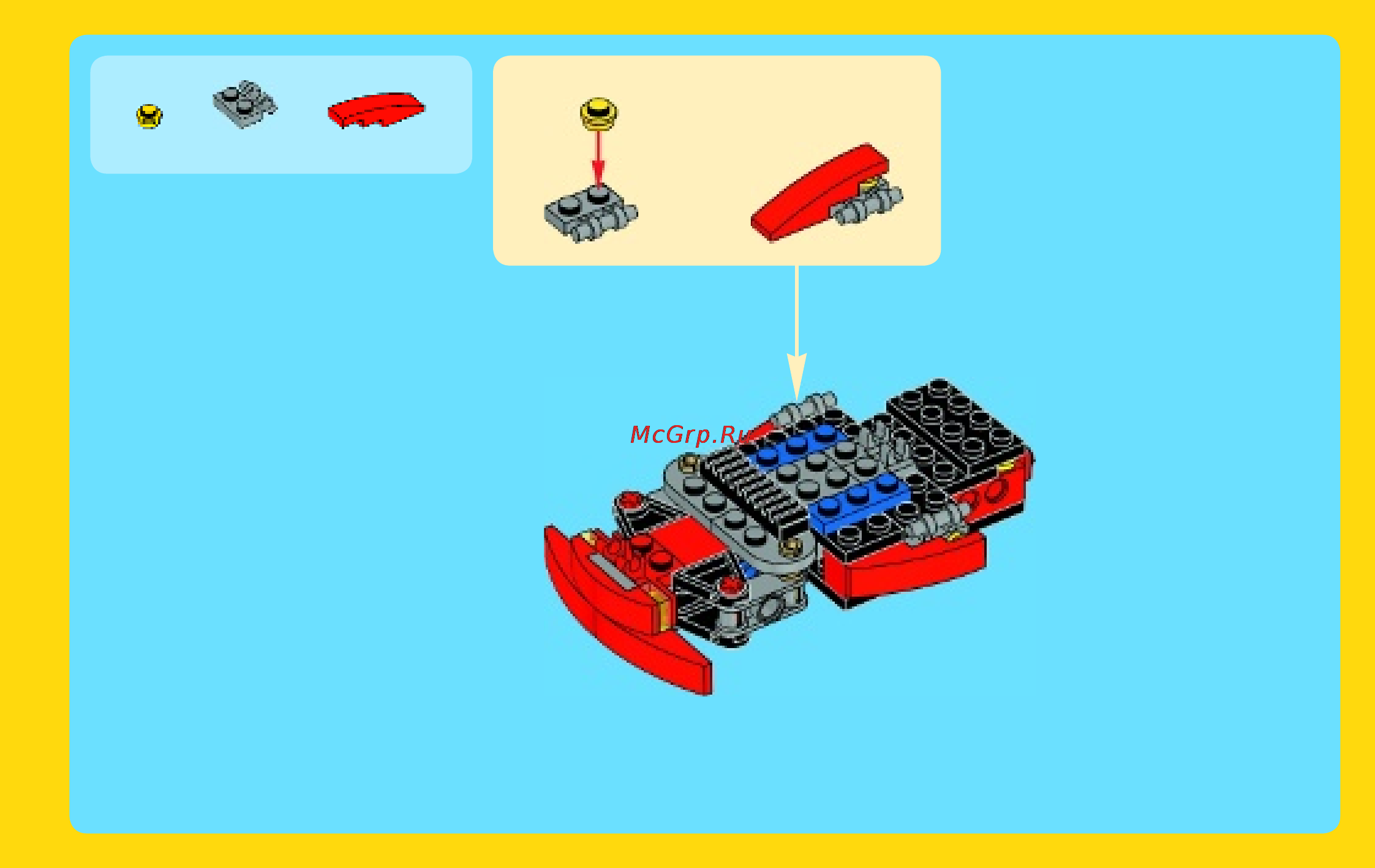 Lego creator 31030 красный гоночный карт Инструкция по эксплуатации онлайн [15/32] 156398