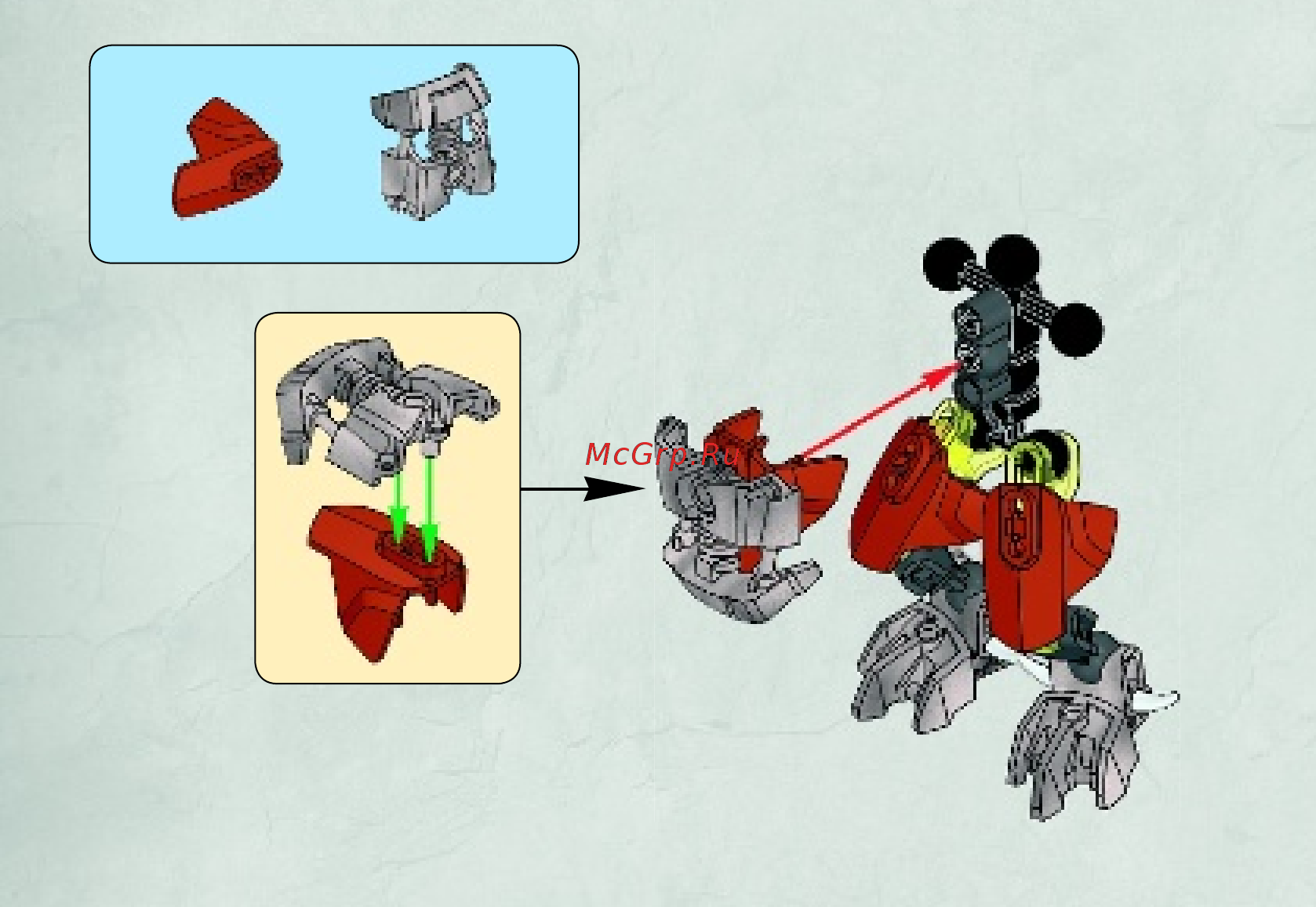 Lego bionicle 70779 страж камня Инструкция по эксплуатации онлайн [9/32] 156399