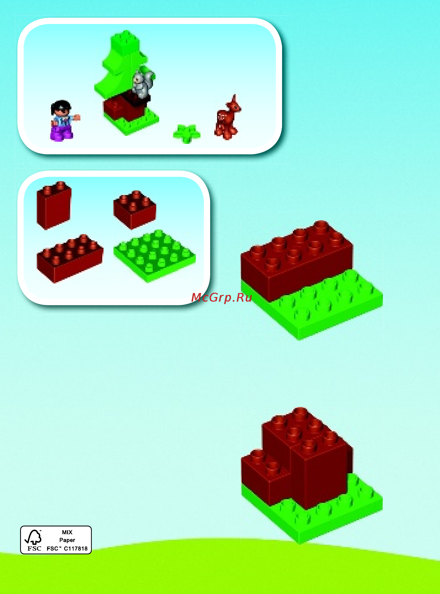 Lego duplo 10582 лесные животные Инструкция по эксплуатации онлайн [2/16] 156403