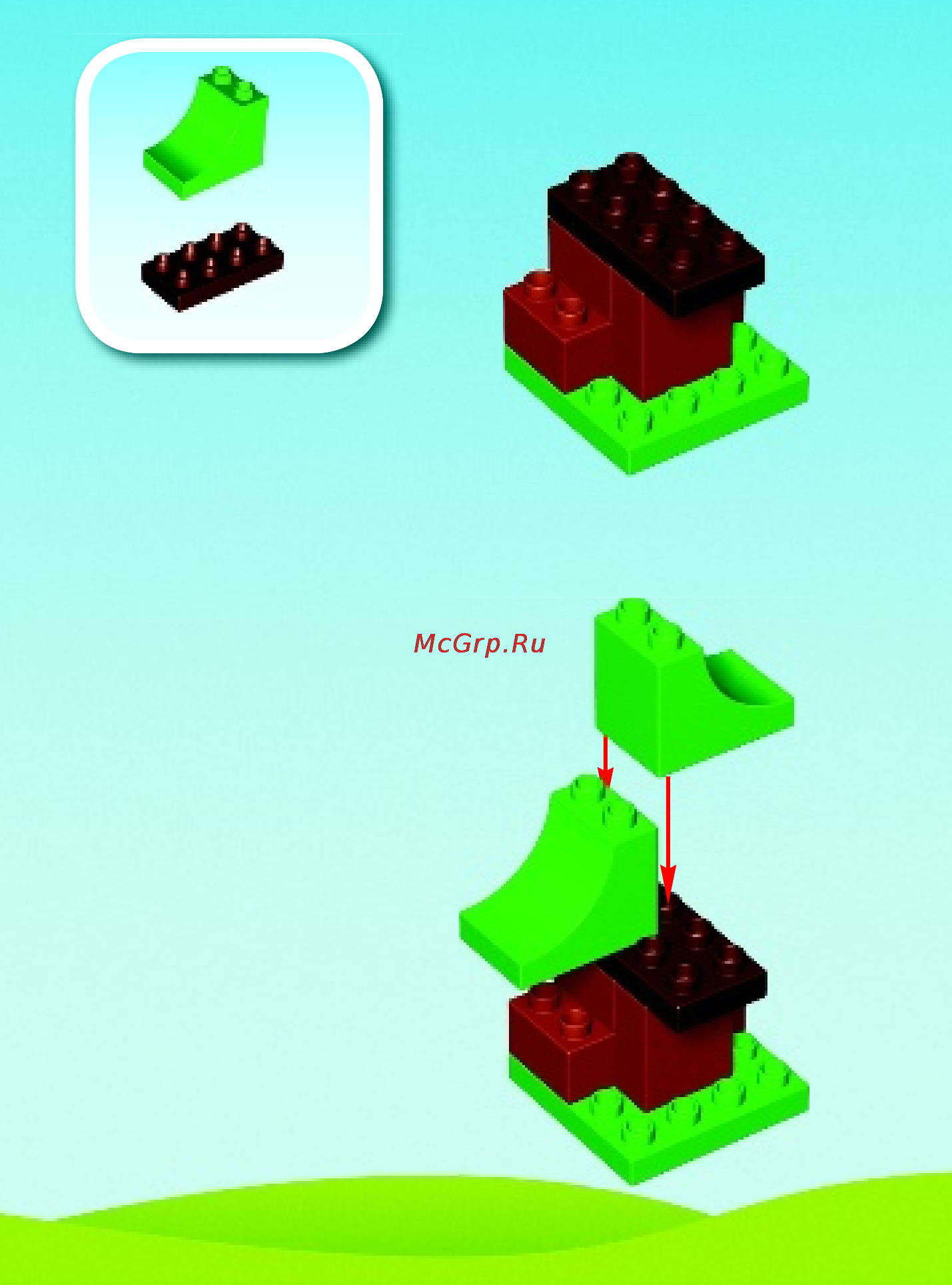 Lego duplo 10582 лесные животные Инструкция по эксплуатации онлайн [3/16] 156403
