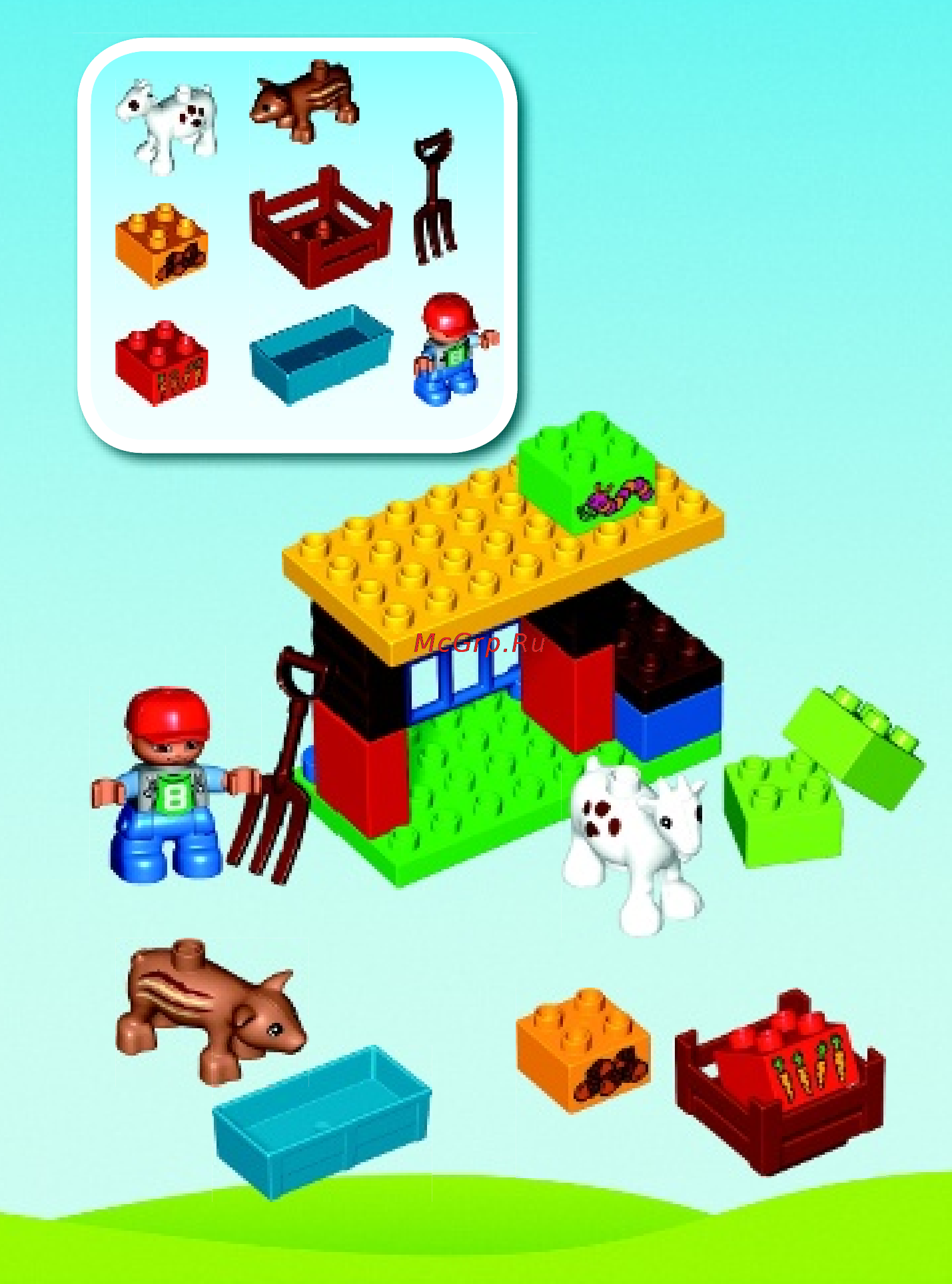 Lego duplo 10582 лесные животные Инструкция по эксплуатации онлайн [9/16] 156403