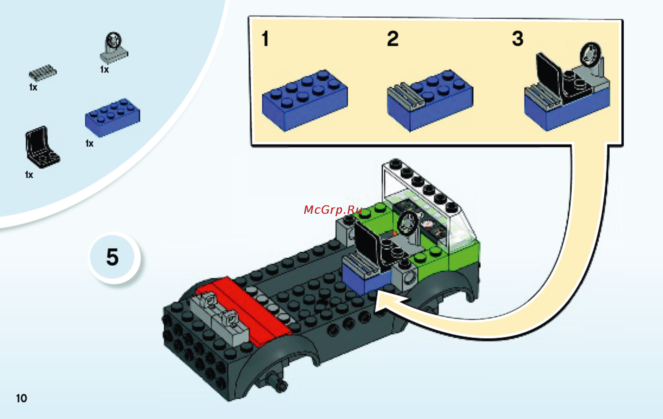 Lego juniors 10680 мусоровоз Инструкция по эксплуатации онлайн [10/40] 156408