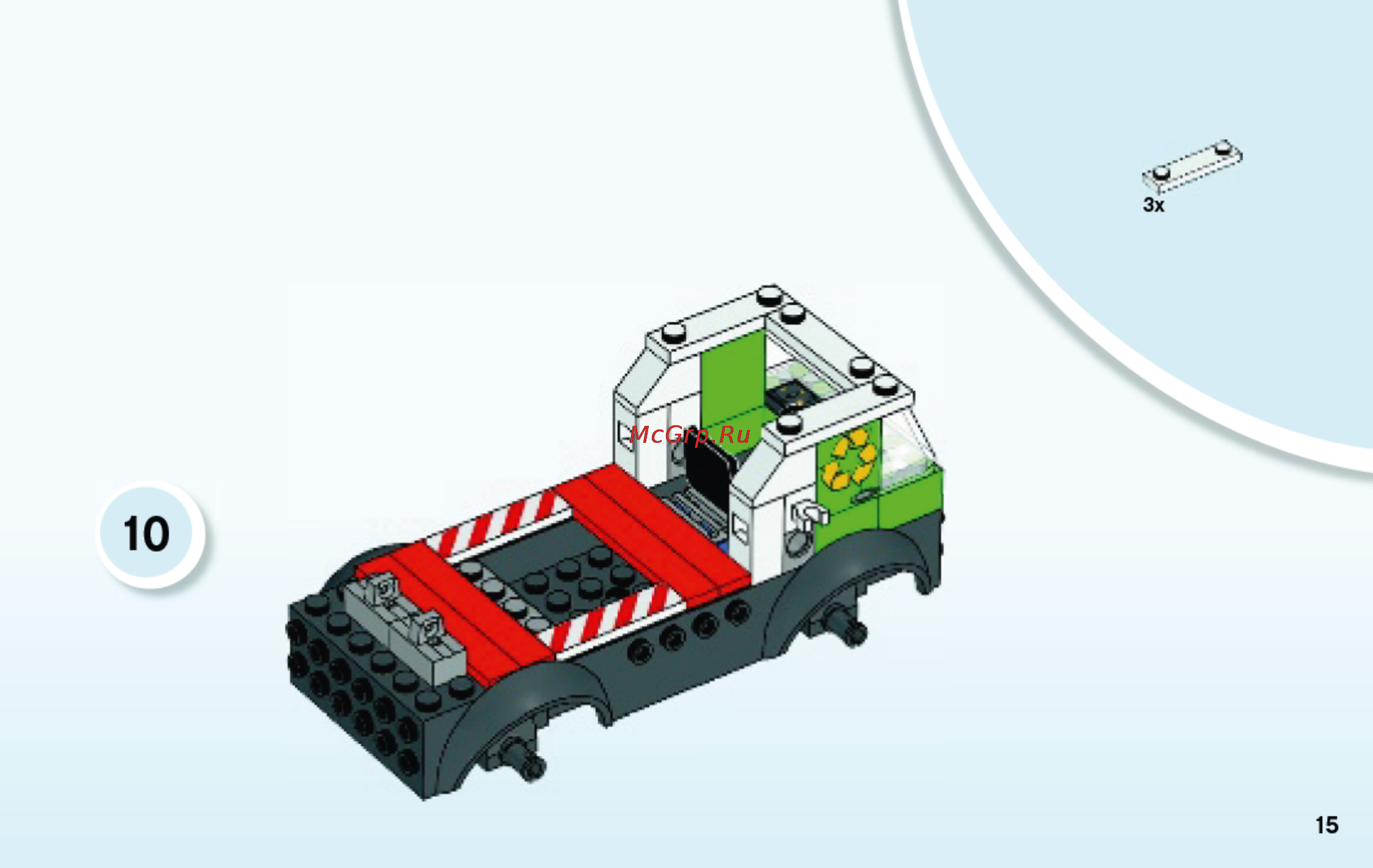 Lego juniors 10680 мусоровоз Инструкция по эксплуатации онлайн [15/40] 156408