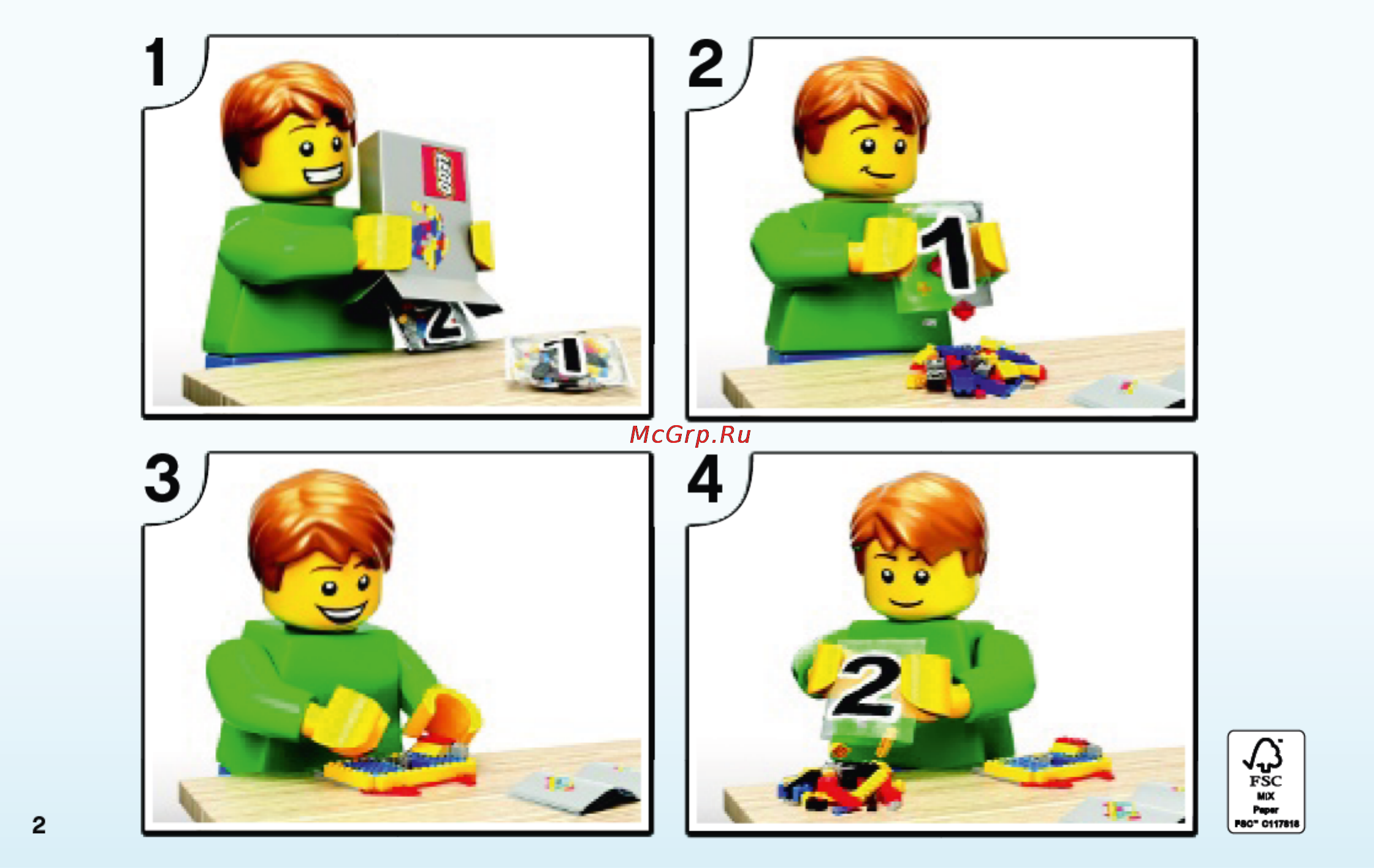 Lego juniors 10680 мусоровоз Инструкция по эксплуатации онлайн [2/40] 156408