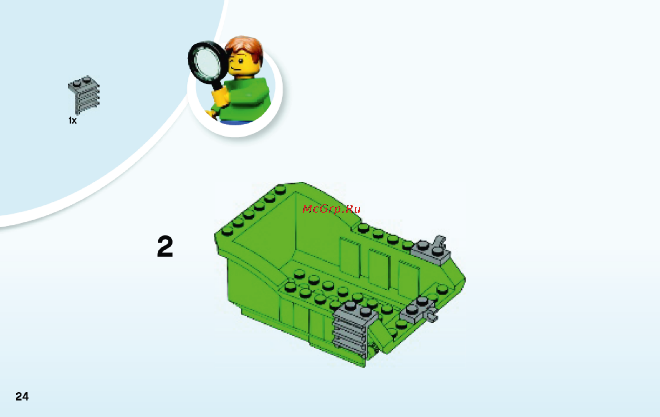 Lego juniors 10680 мусоровоз Инструкция по эксплуатации онлайн [24/40] 156408