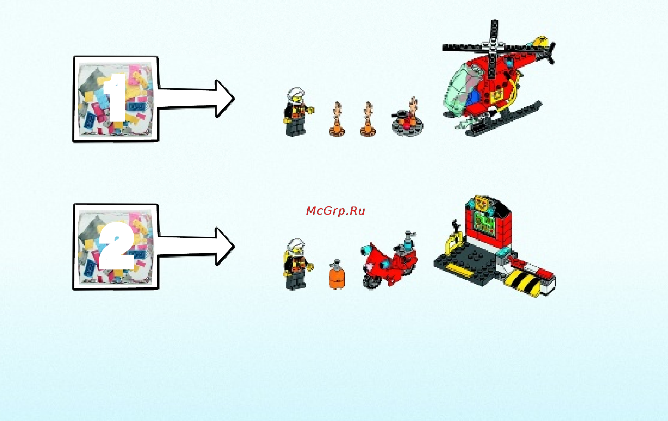 Lego juniors 10685 чемоданчик пожар Инструкция по эксплуатации онлайн [3/36] 156410