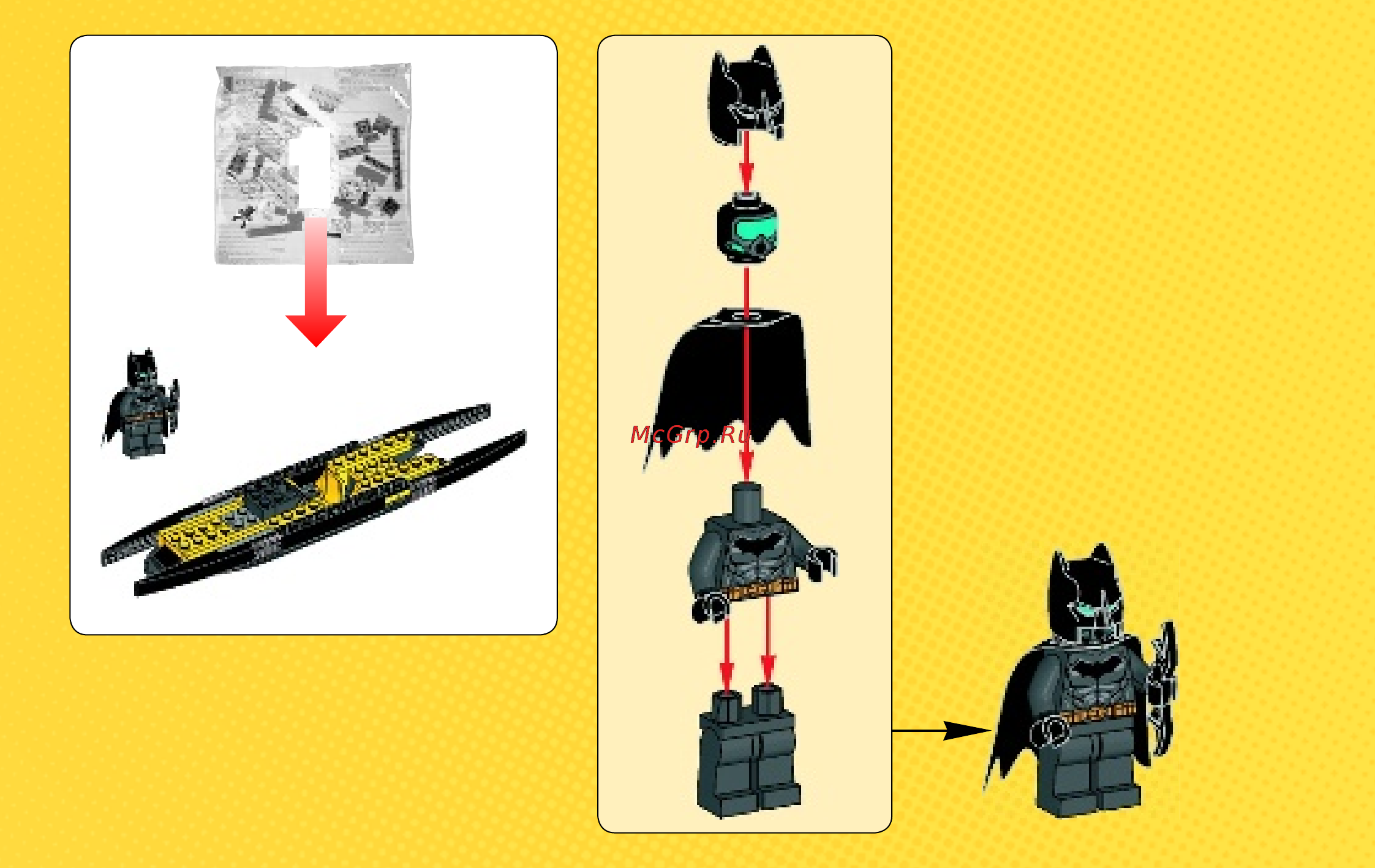 Lego super heroes 76027 глубоководная атака черного манта Инструкция по эксплуатации онлайн [3/56] 156425