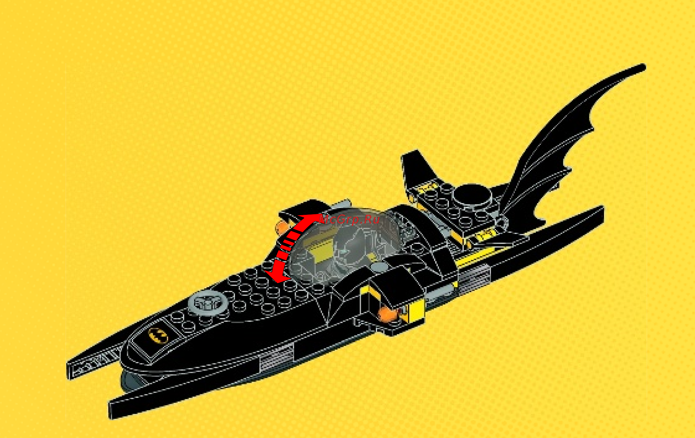 Lego super heroes 76027 глубоководная атака черного манта Инструкция по эксплуатации онлайн [53/56] 156425