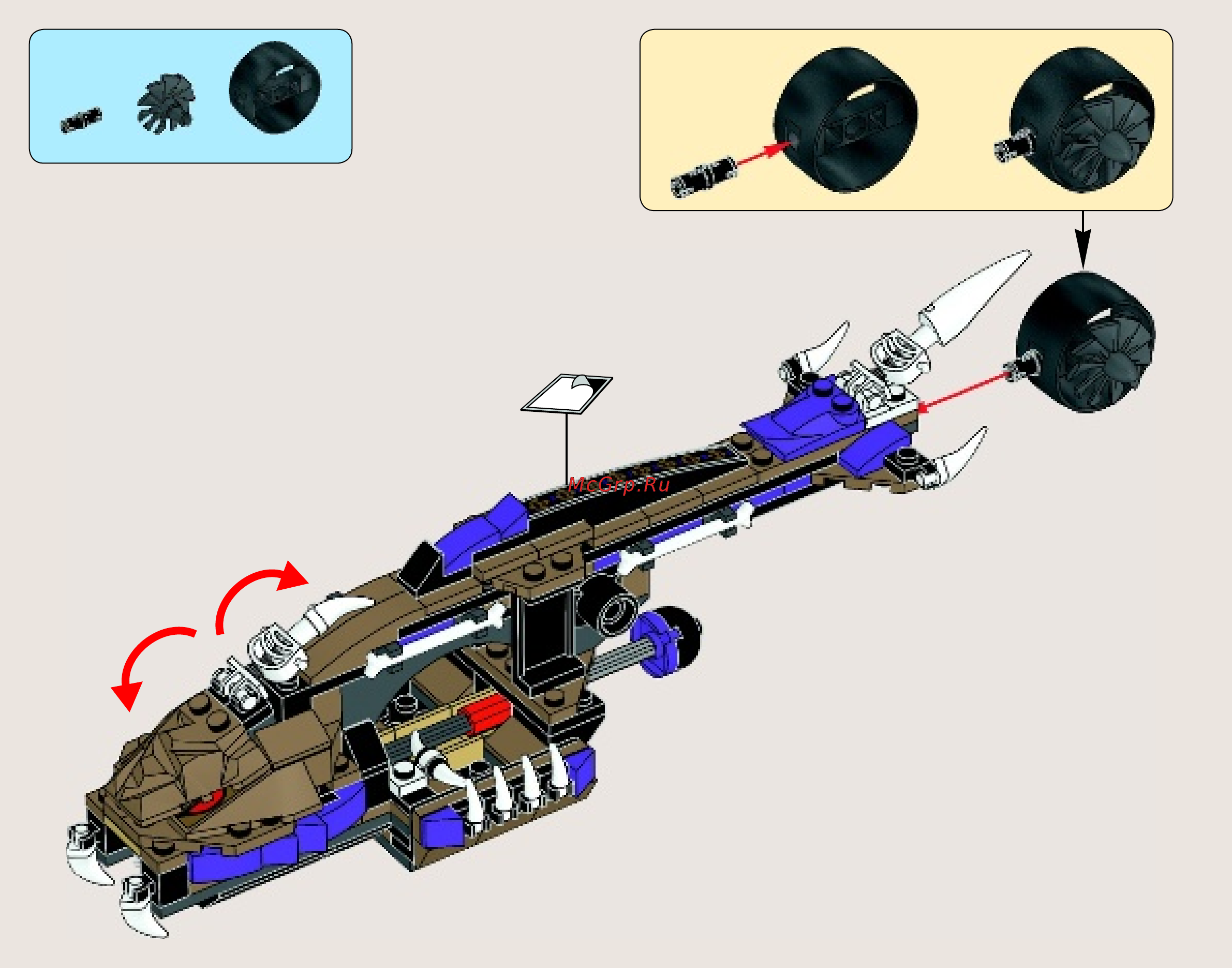 Lego ninjago 70746 вертолетная атака анакондраев Инструкция по эксплуатации онлайн [42/64] 156433