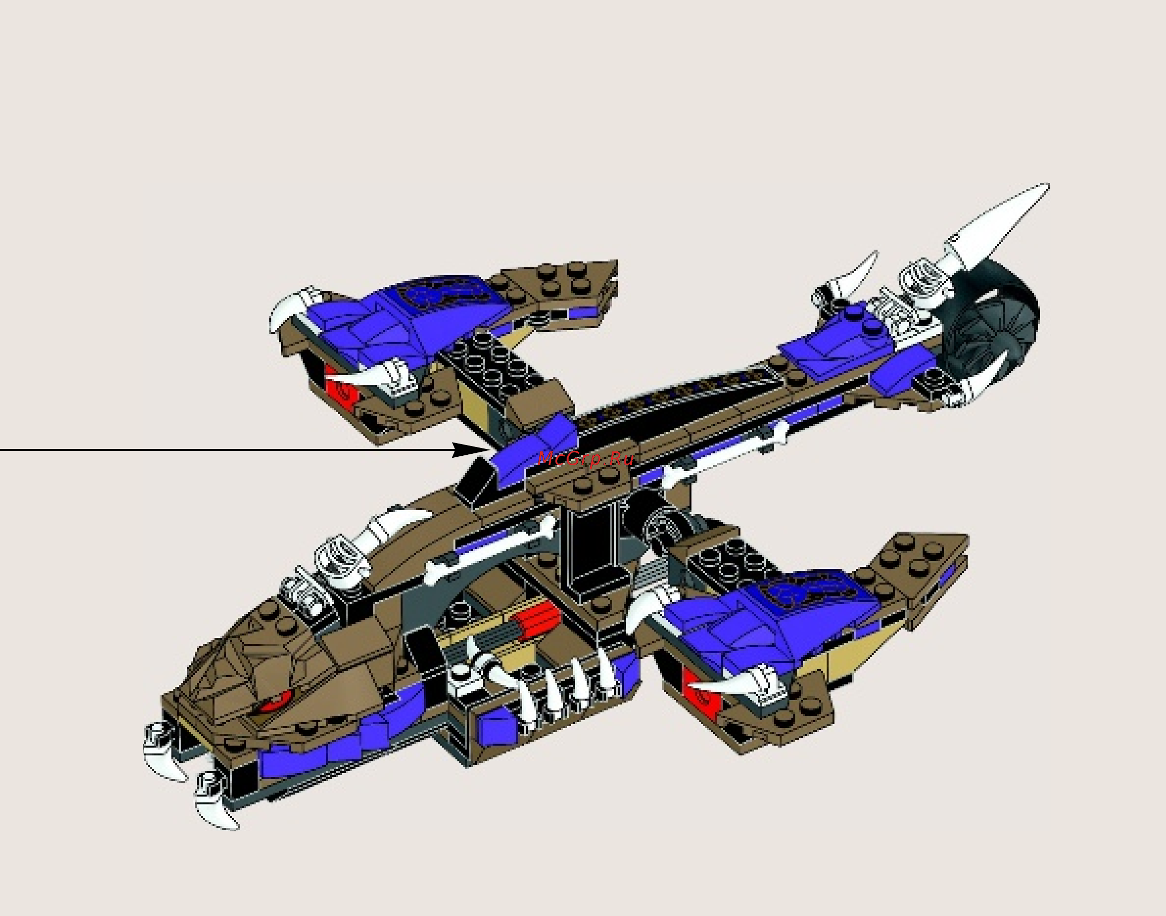Lego ninjago 70746 вертолетная атака анакондраев Инструкция по эксплуатации онлайн [55/64] 156433