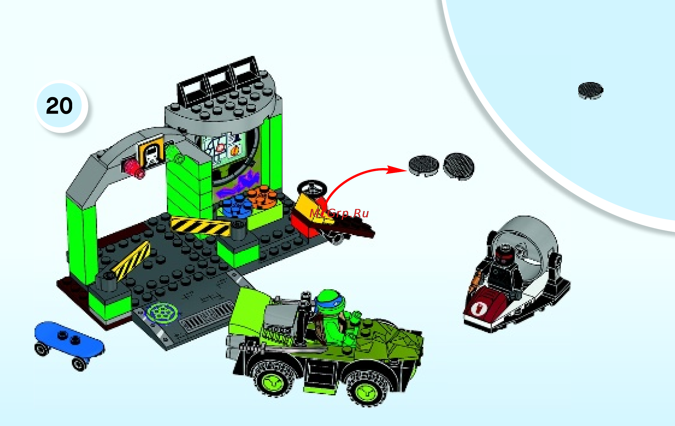 Lego juniors 10669 логово черепашек Инструкция по эксплуатации онлайн [41/48] 156443