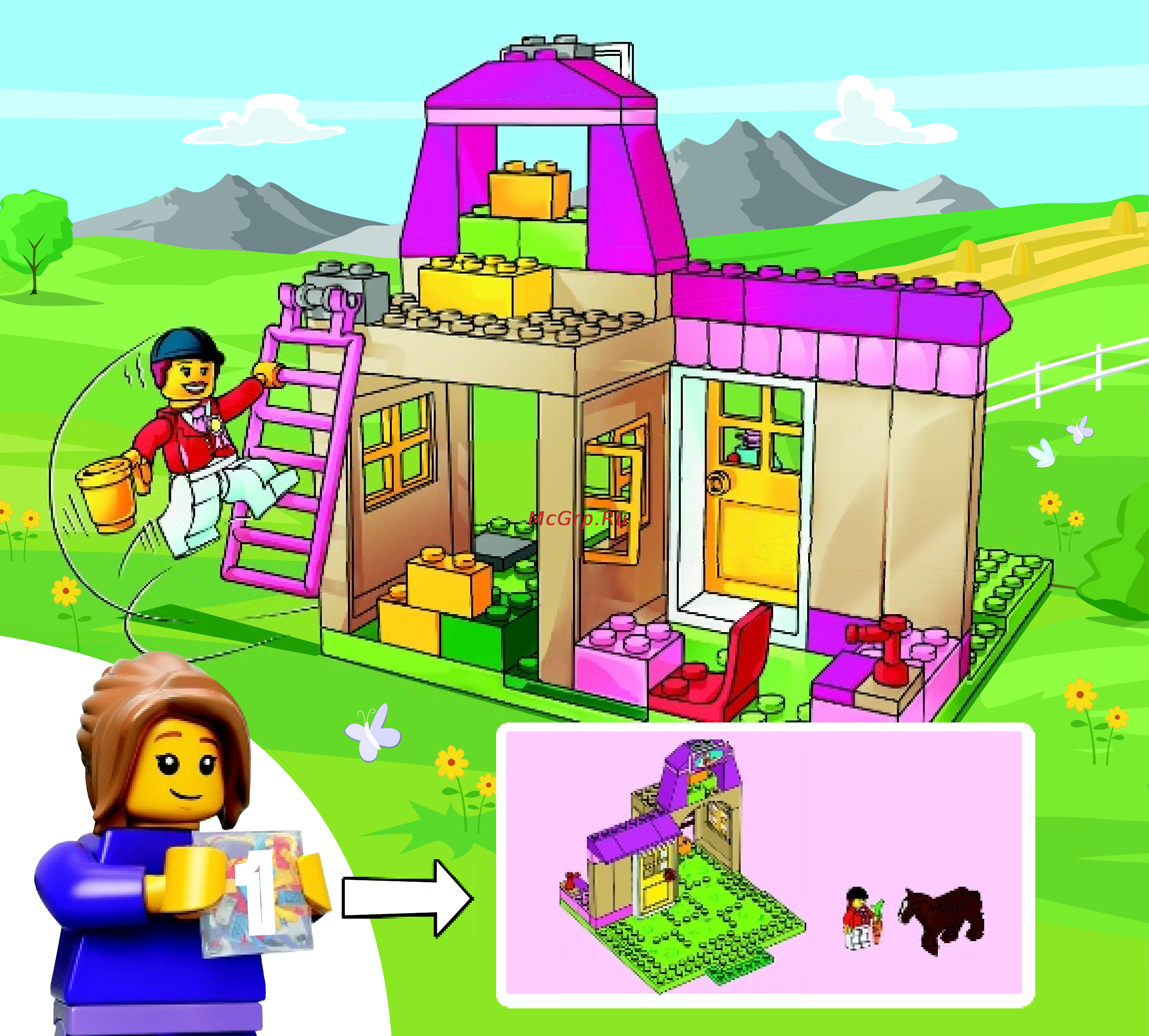 Lego juniors 10674 ферма пони Инструкция по эксплуатации онлайн [4/40] 156447