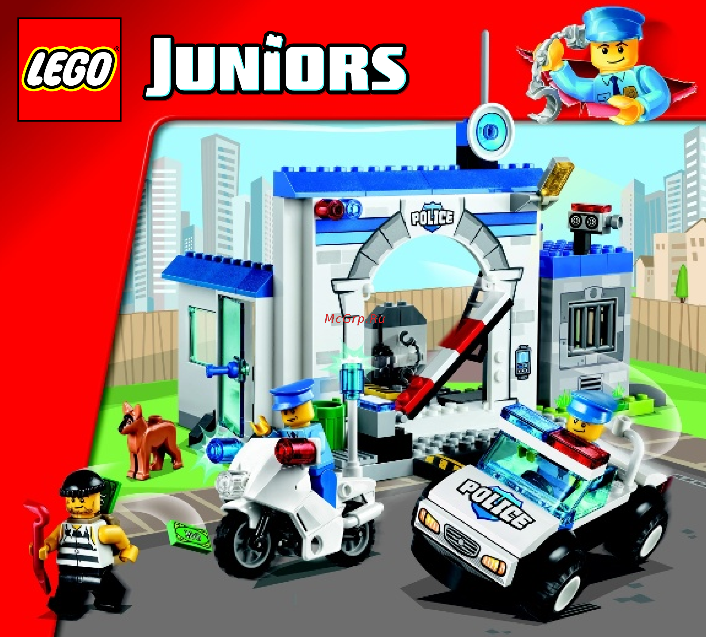 Lego juniors 10675 большой побег Инструкция по эксплуатации онлайн