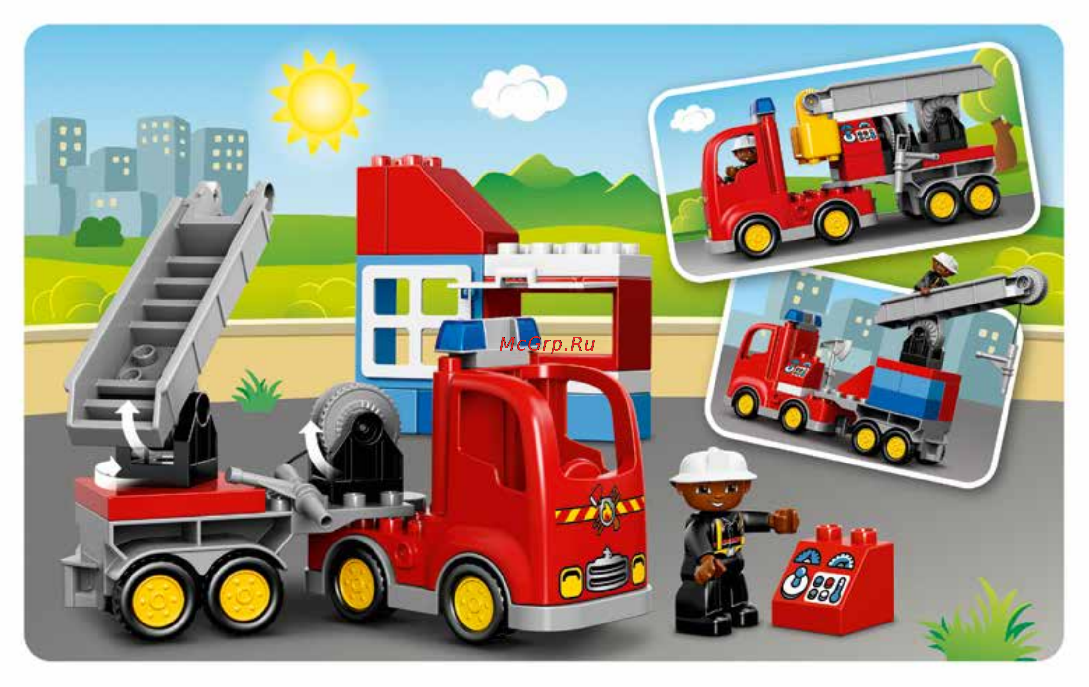 Lego duplo 10592 пожарная машина Инструкция по эксплуатации онлайн [9/12] 156471